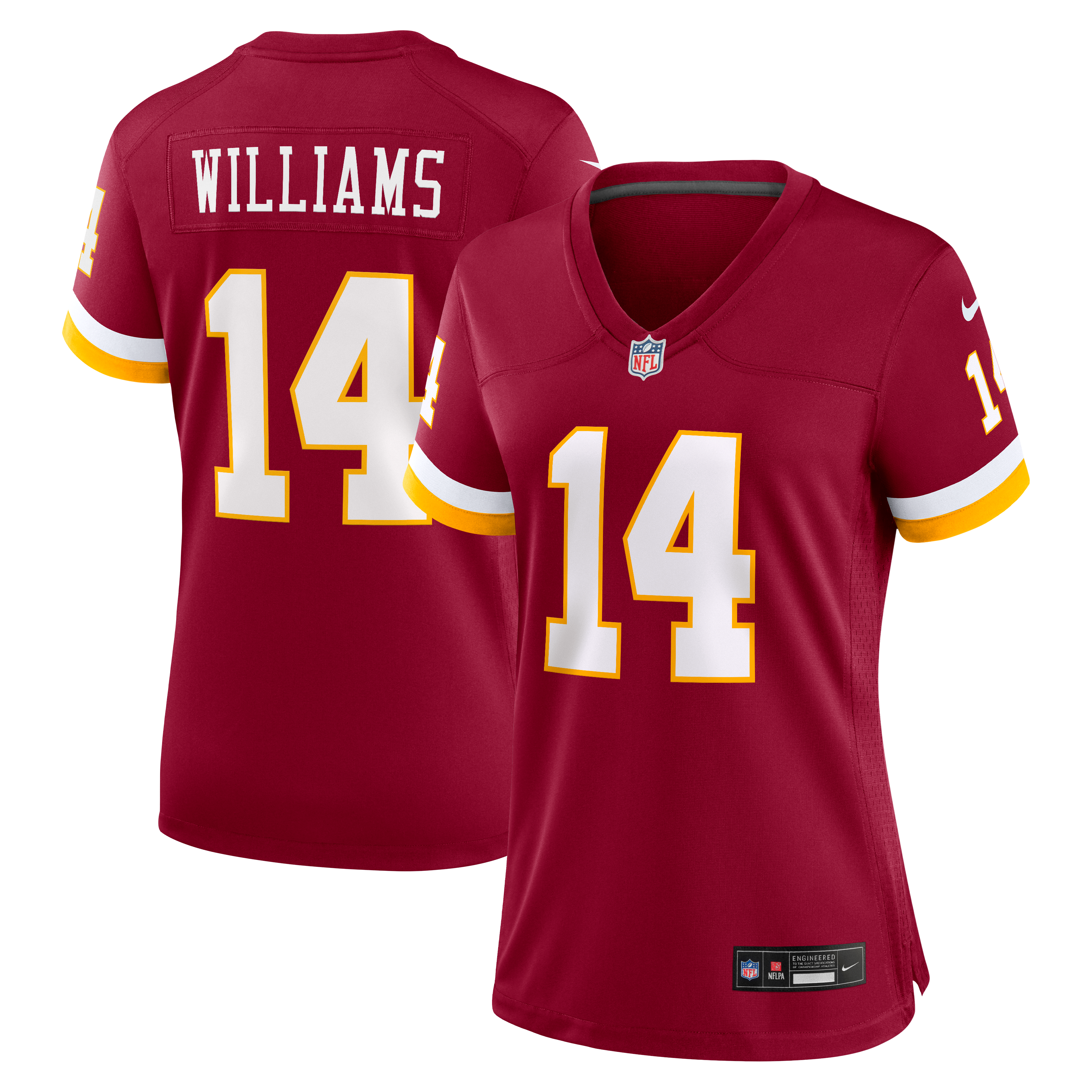 Women's Nike Antonio Williams Burgundy Washington Commanders Team Game Jersey