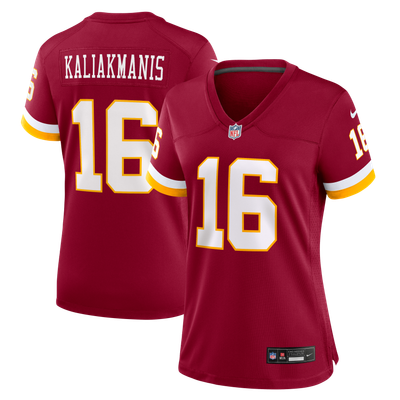 Athan Kaliakmanis Washington Commanders Nike Women's Team Game Jersey - Burgundy