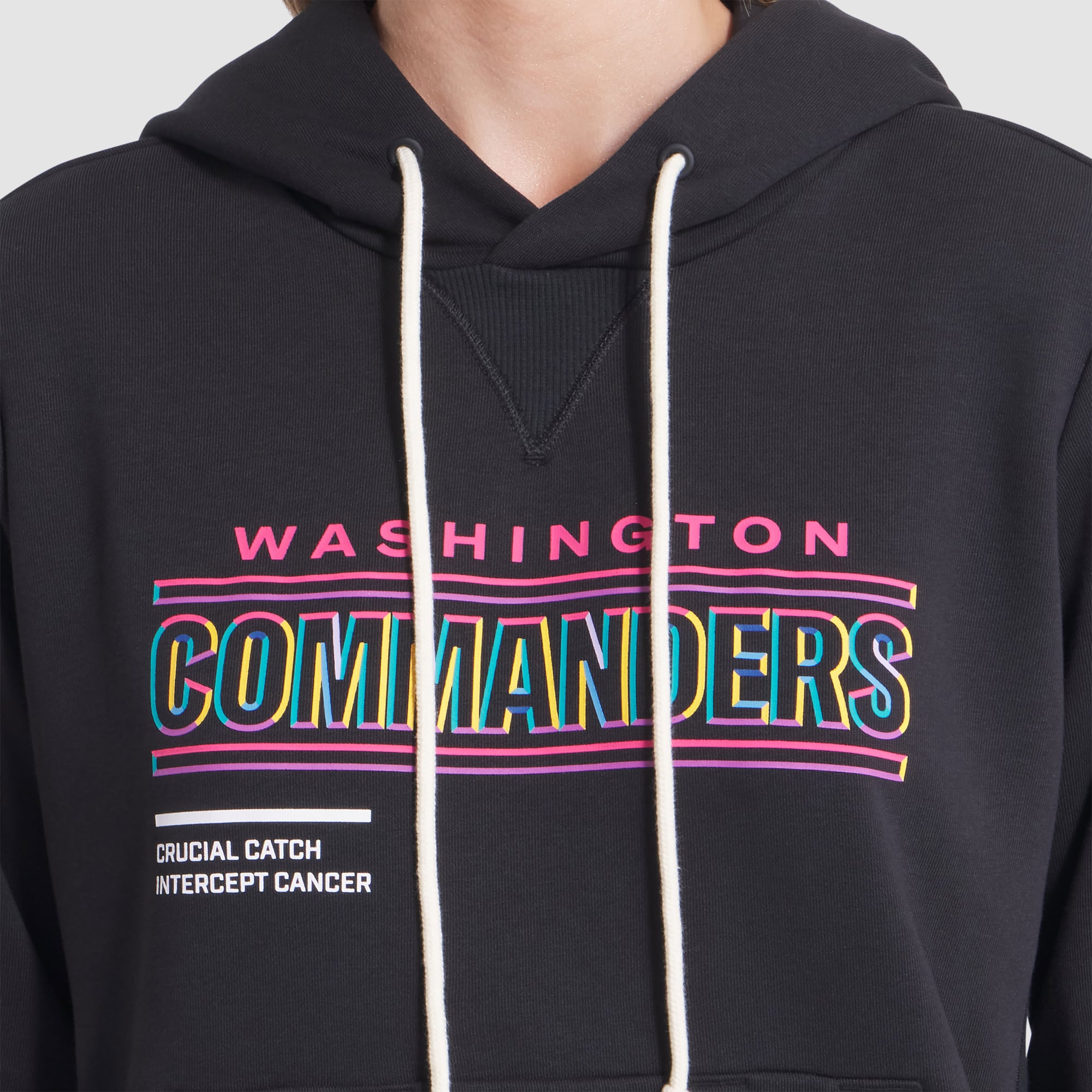Sweat à capuche Nike noir Washington Commanders 2025 NFL Crucial Catch Sideline Standard Issue Dri-FIT pour femme