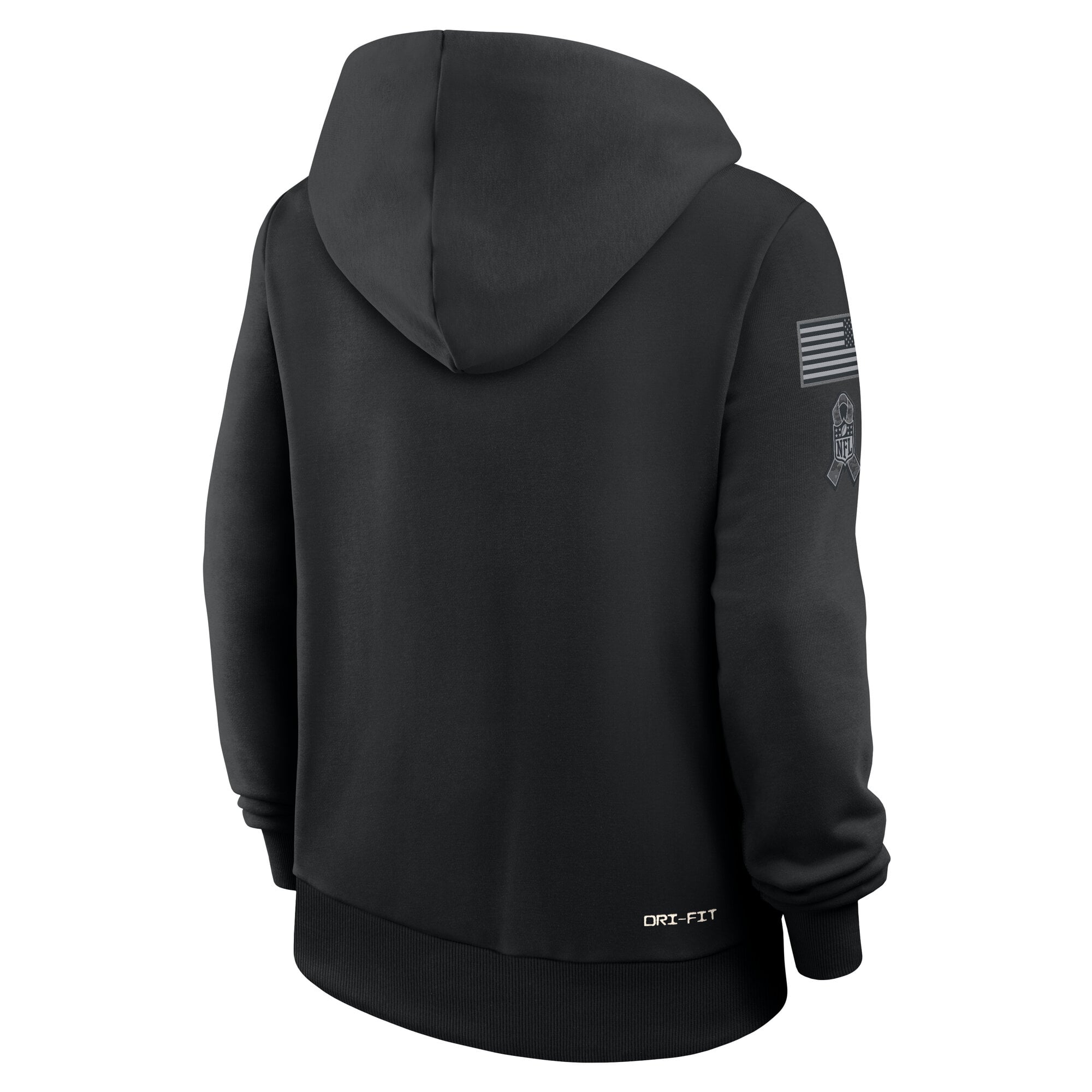 Sweat à capuche Nike noir pour femme Washington Commanders 2026 Salute to Service Sideline Dri-FIT