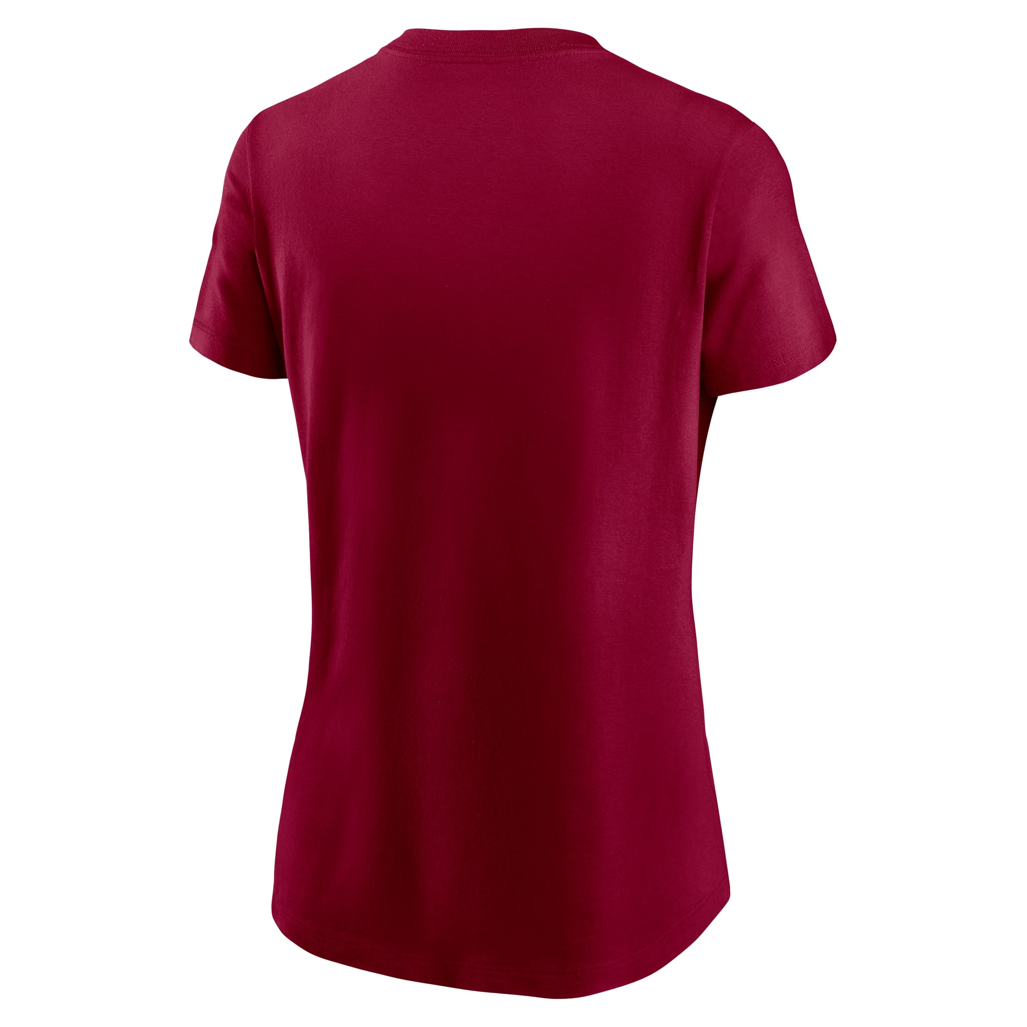 T-shirt Nike bordeaux pour femme, logo principal des Washington Commanders