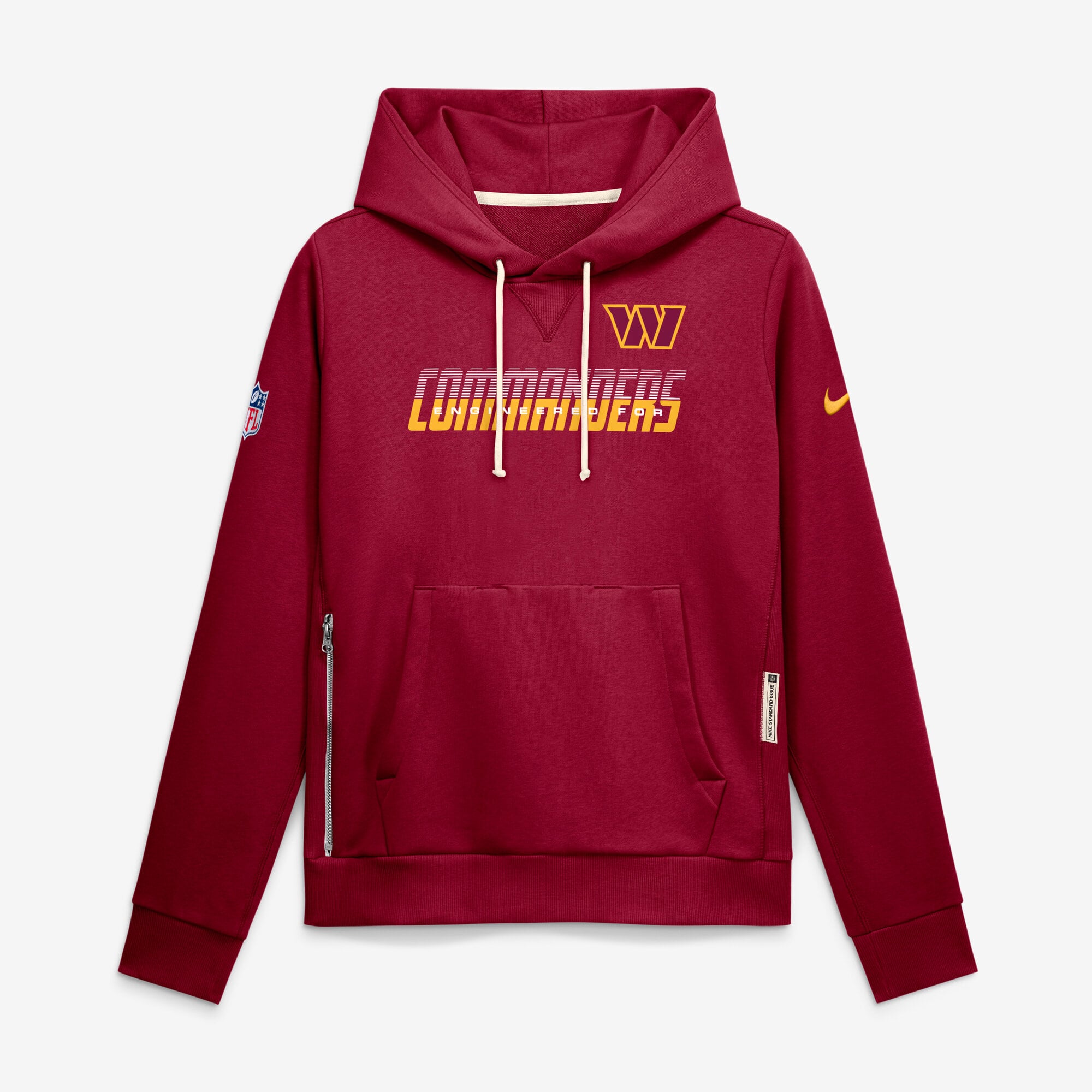 Women's Nike Burgundy Washington Commanders Sideline Standard Issue Dri-FIT Hoodie