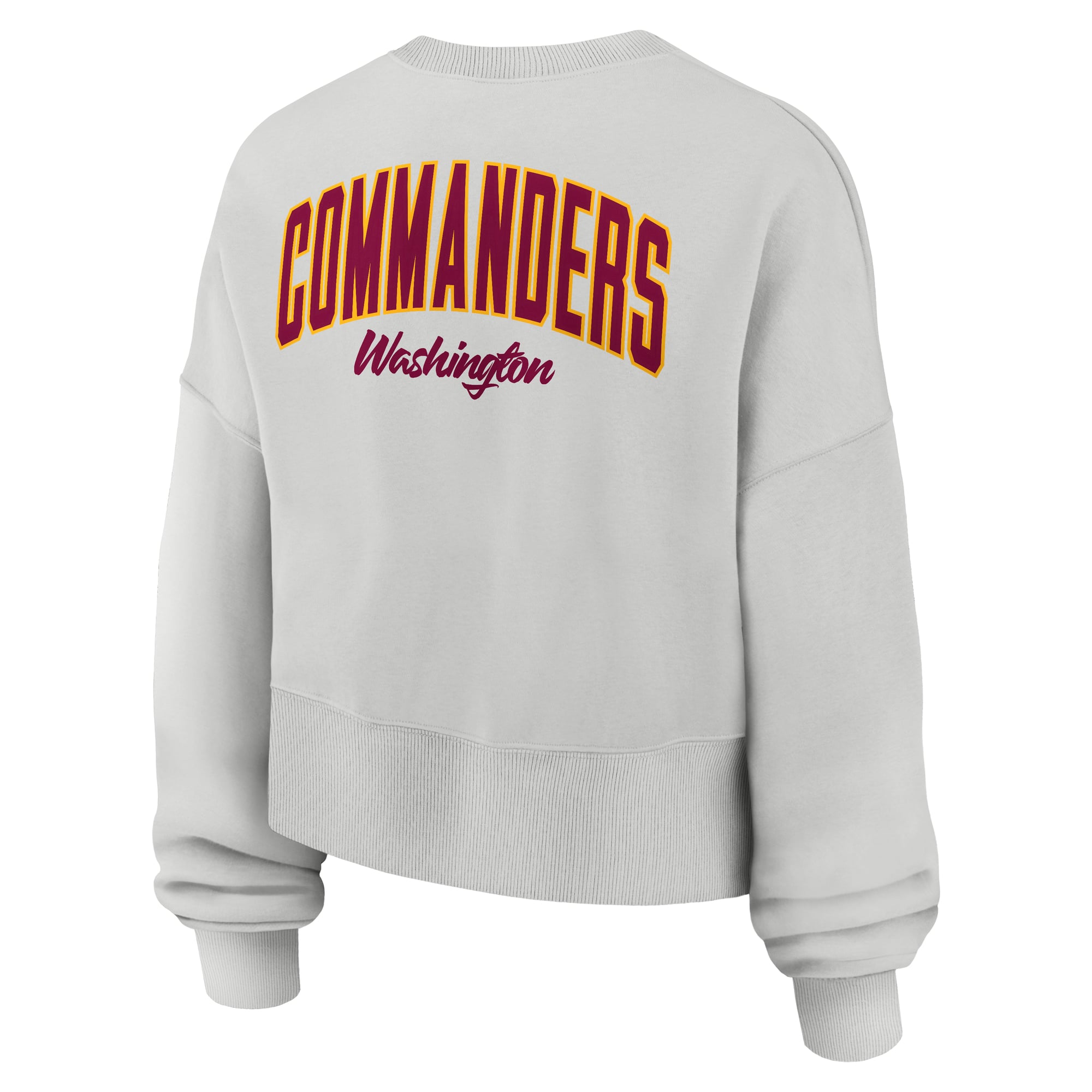 Sweat-shirt polaire surdimensionné Nike Primetime Phoenix gris Washington Commanders pour femme