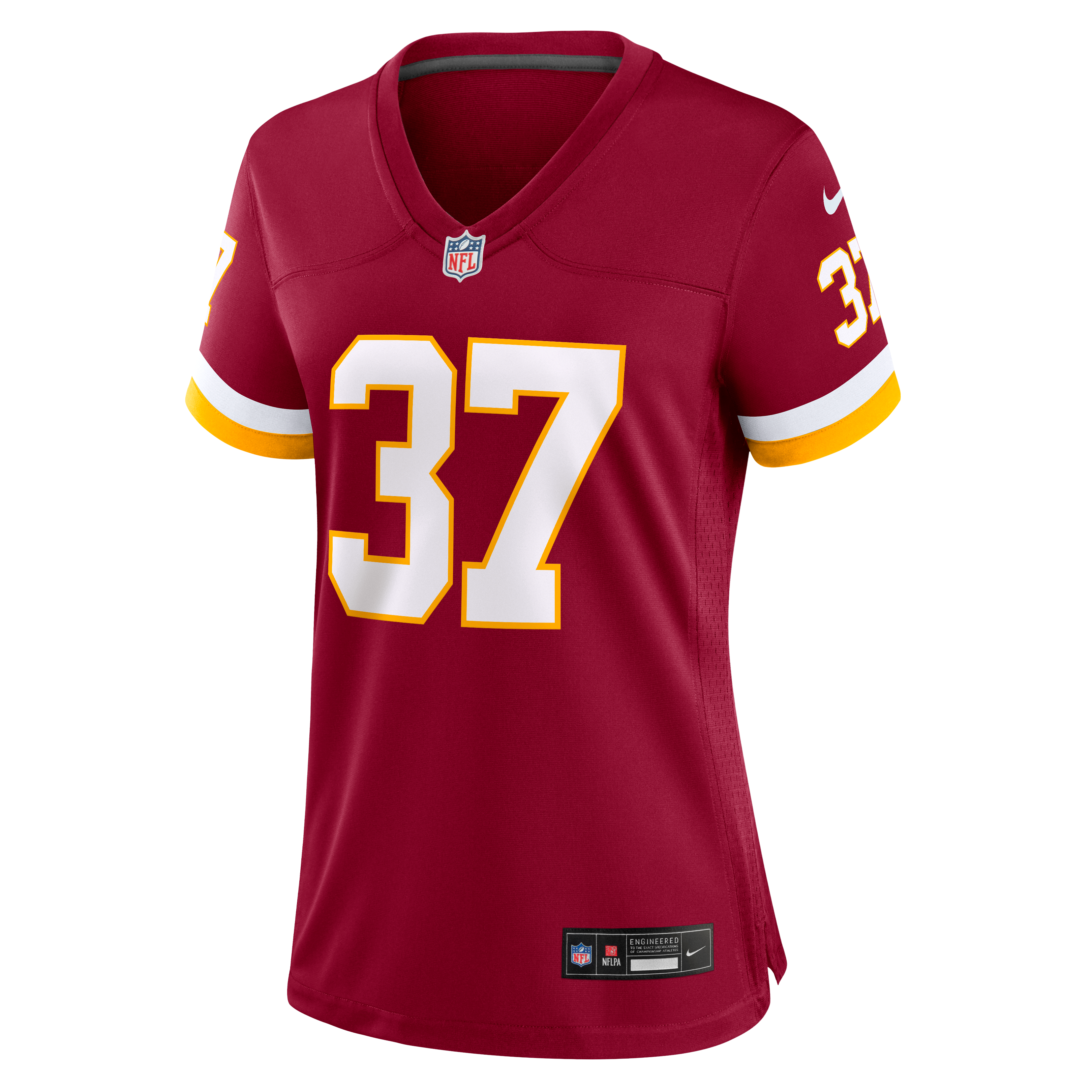Maillot de match Nike Isaac Yiadom bordeaux pour femme, Washington Commanders