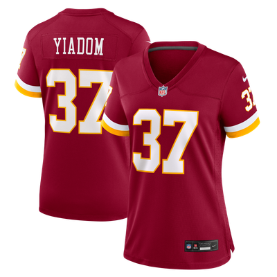 Isaac Yiadom Washington Commanders Nike Women's Team Game Jersey - Burgundy