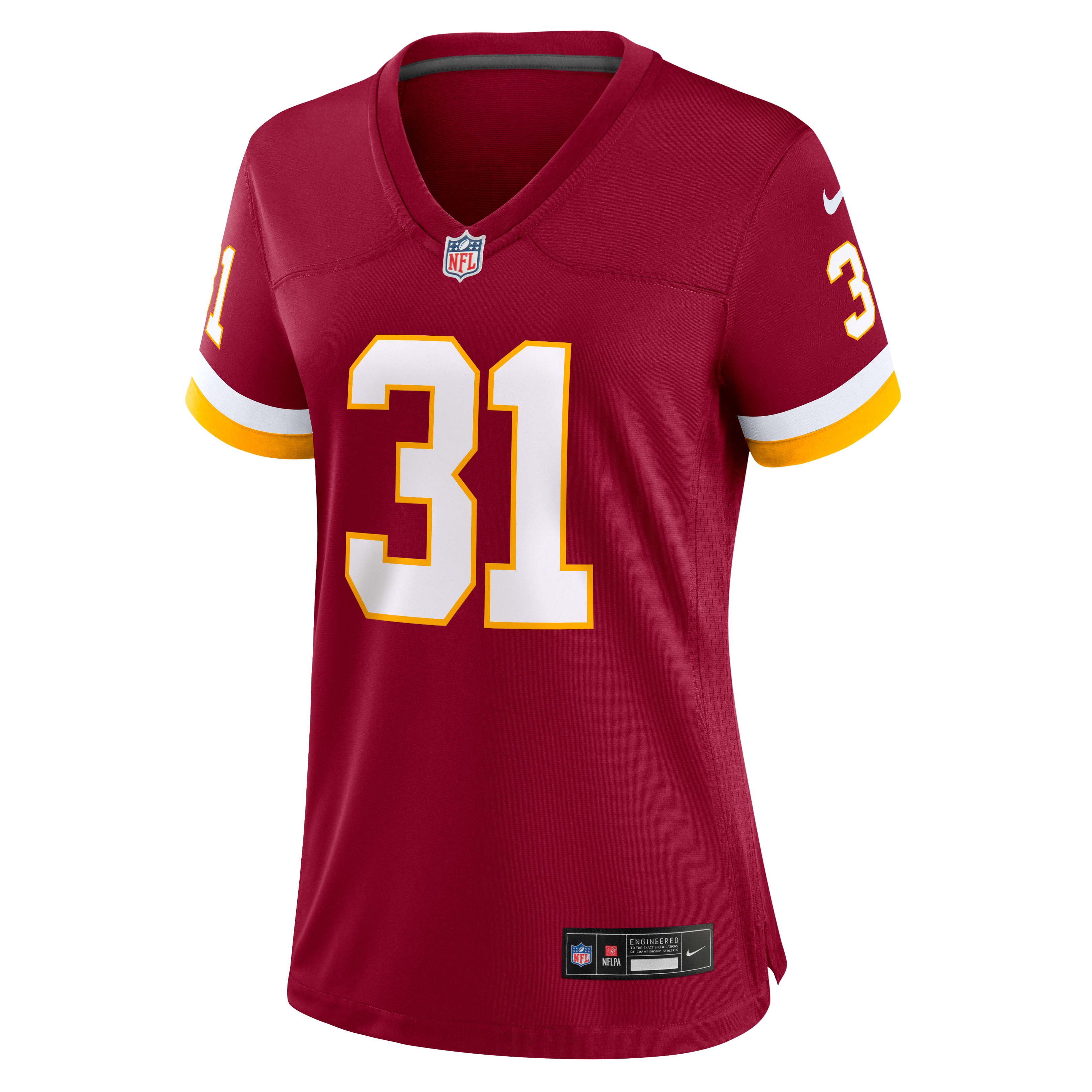 Maillot de match Nike Kaytron Allen bordeaux pour femme, Washington Commanders