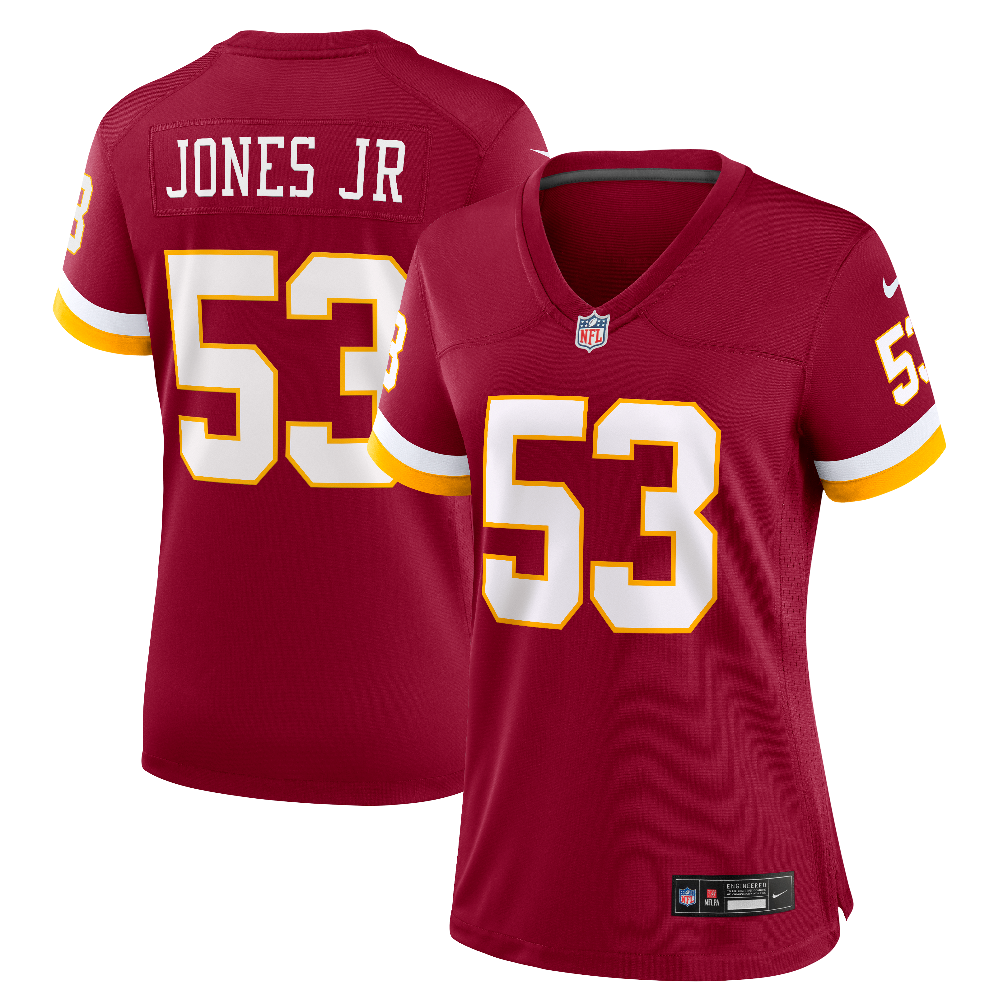 Women's Nike Marvin Jones Jr. Burgundy Washington Commanders Team Game Jersey