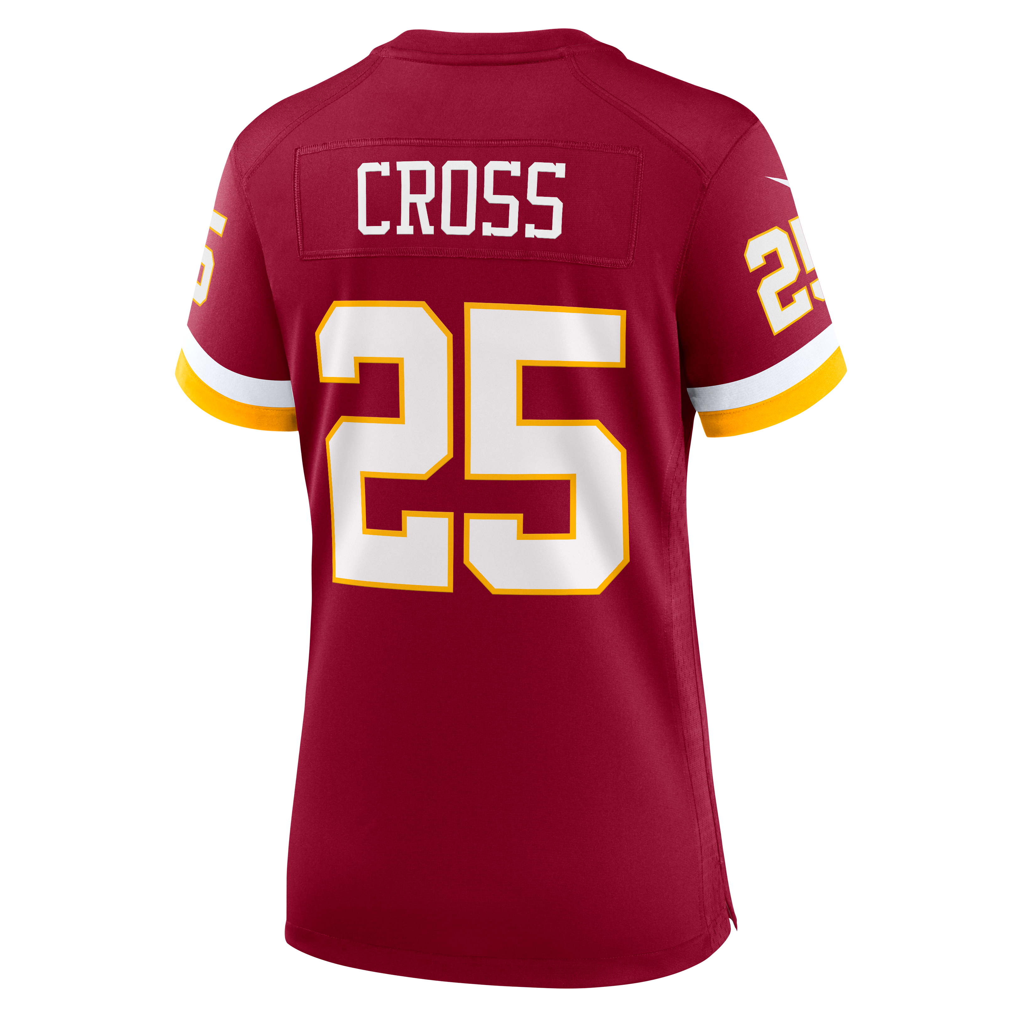 Women's Nike Nick Cross Burgundy Washington Commanders Team Game Jersey