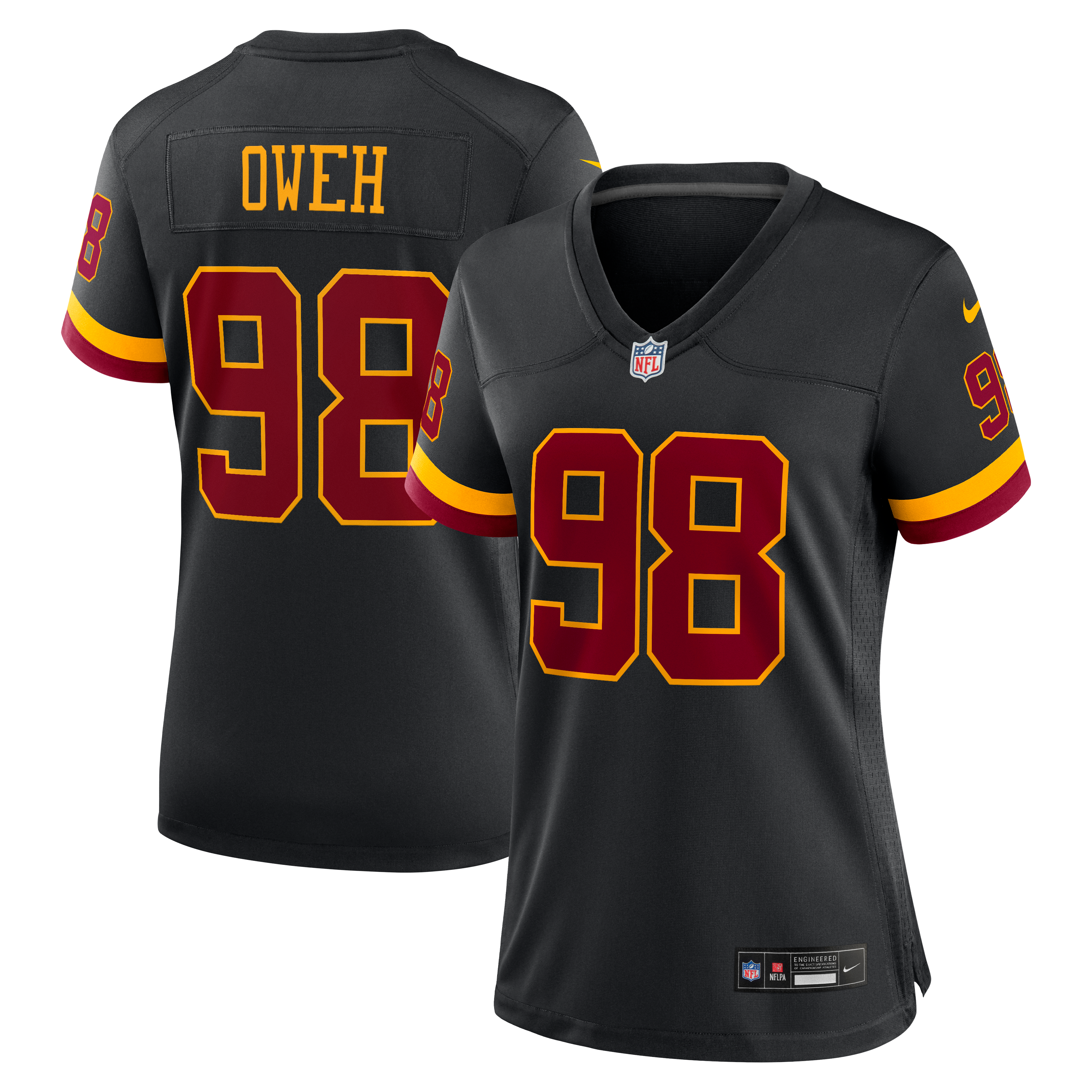 Women's Nike Odafe Oweh White Washington Commanders Game Jersey