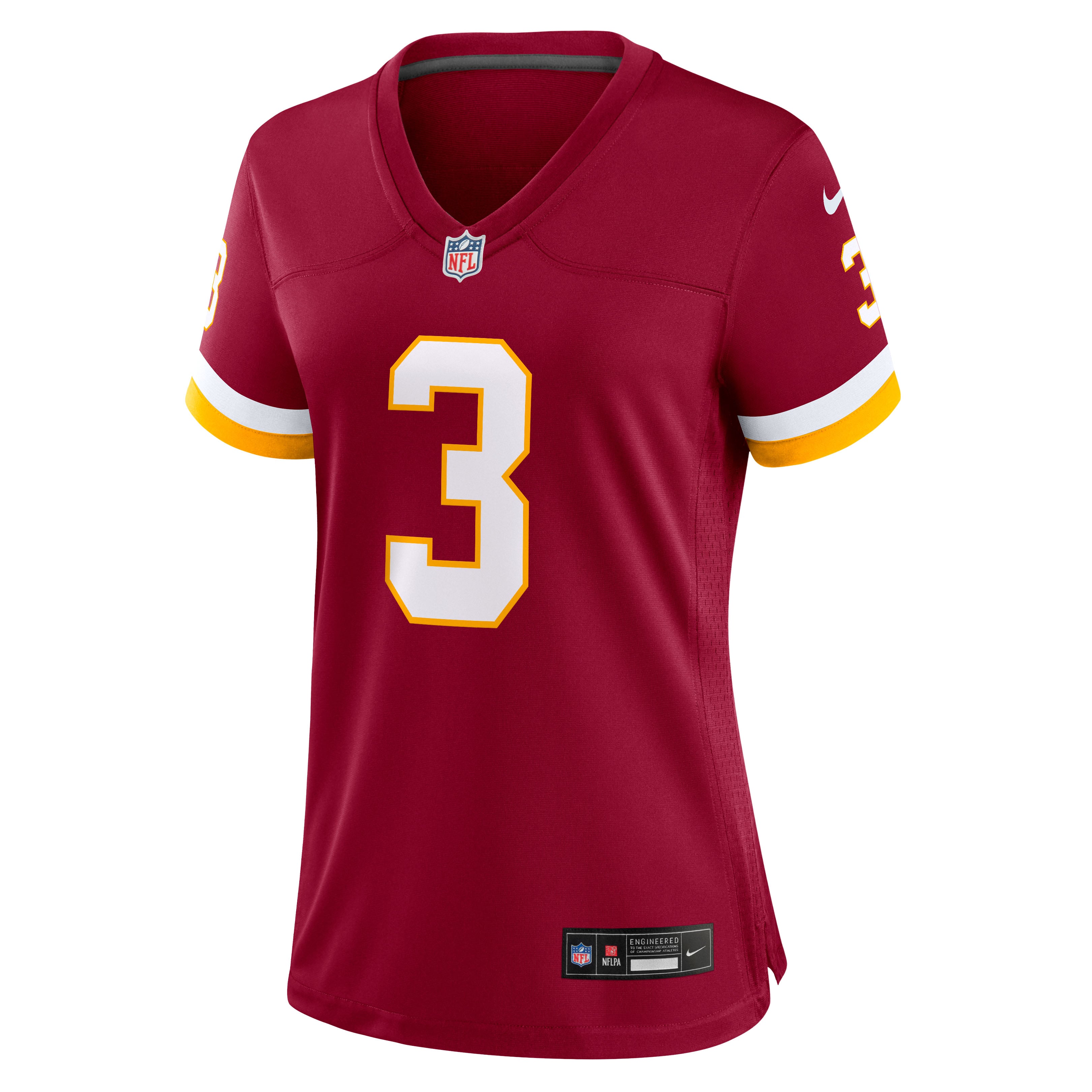 Maillot de match Nike Stefon Diggs bordeaux pour femme, Washington Commanders