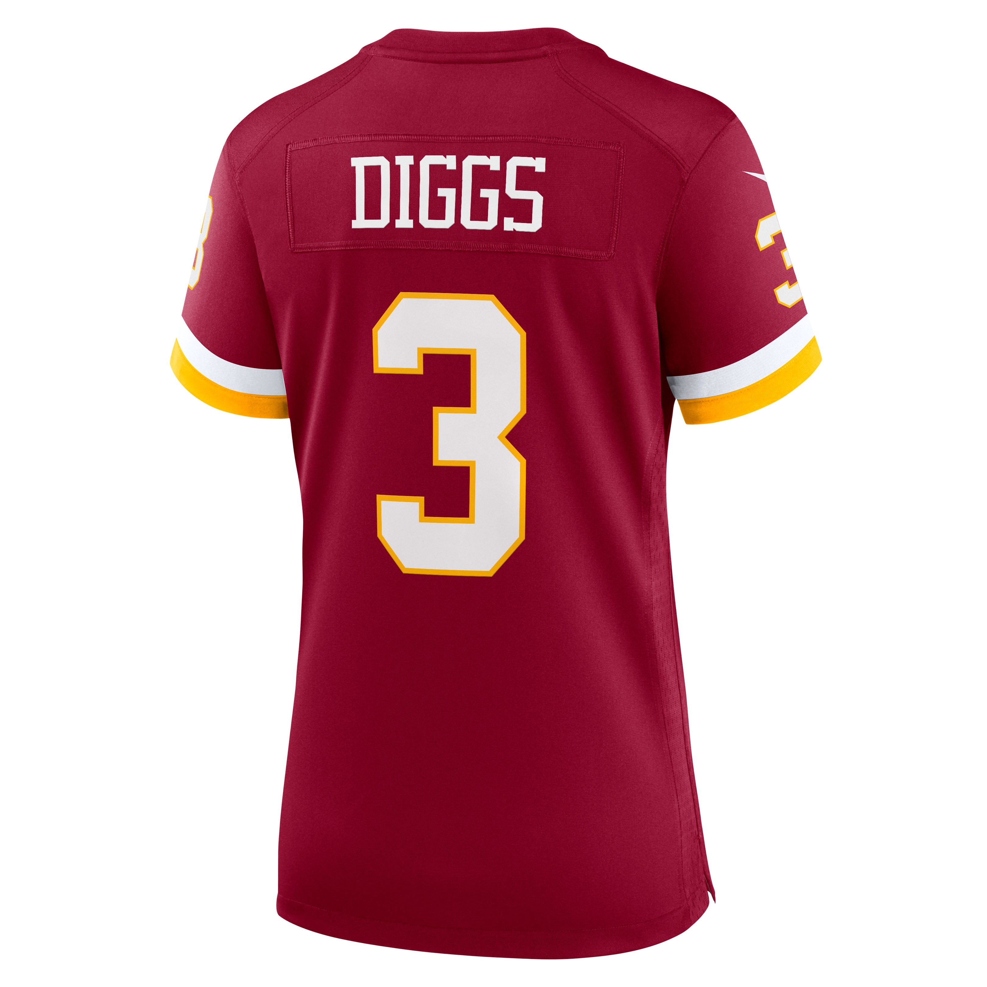 Maillot de match Nike Stefon Diggs bordeaux pour femme, Washington Commanders