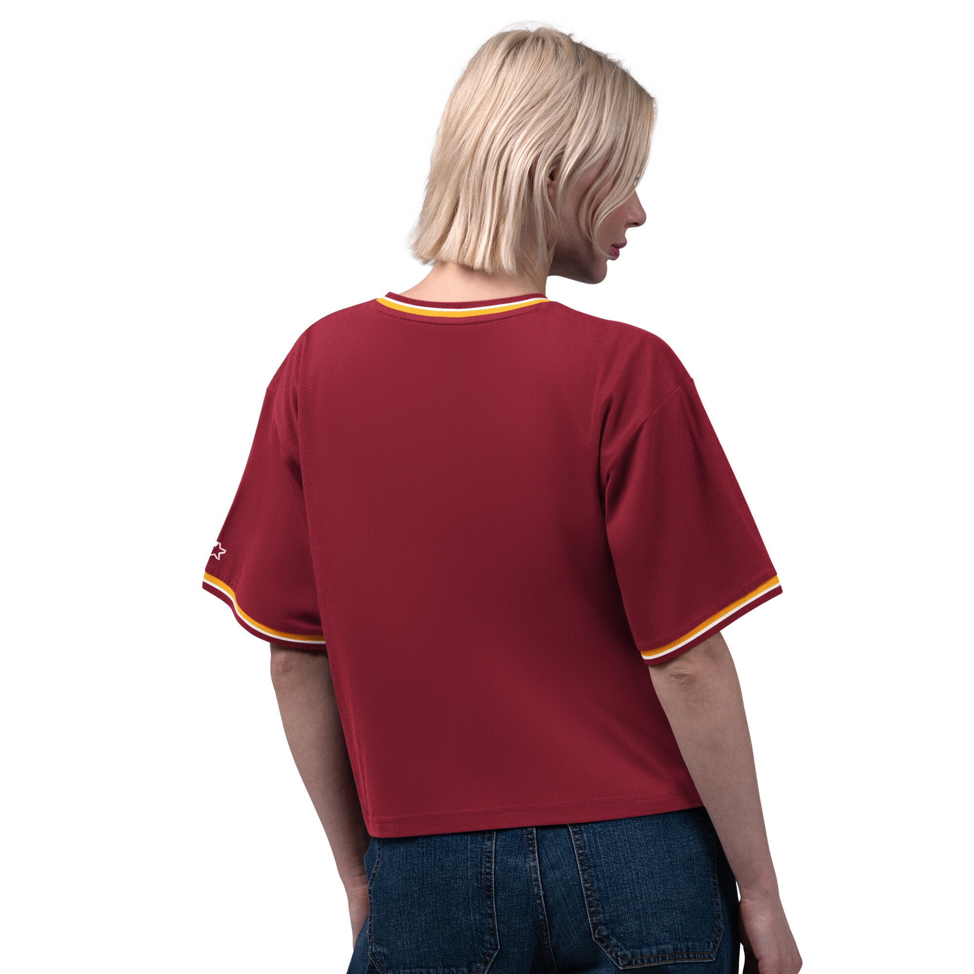 T-shirt court Starter bordeaux pour femme, Washington Commanders Ace