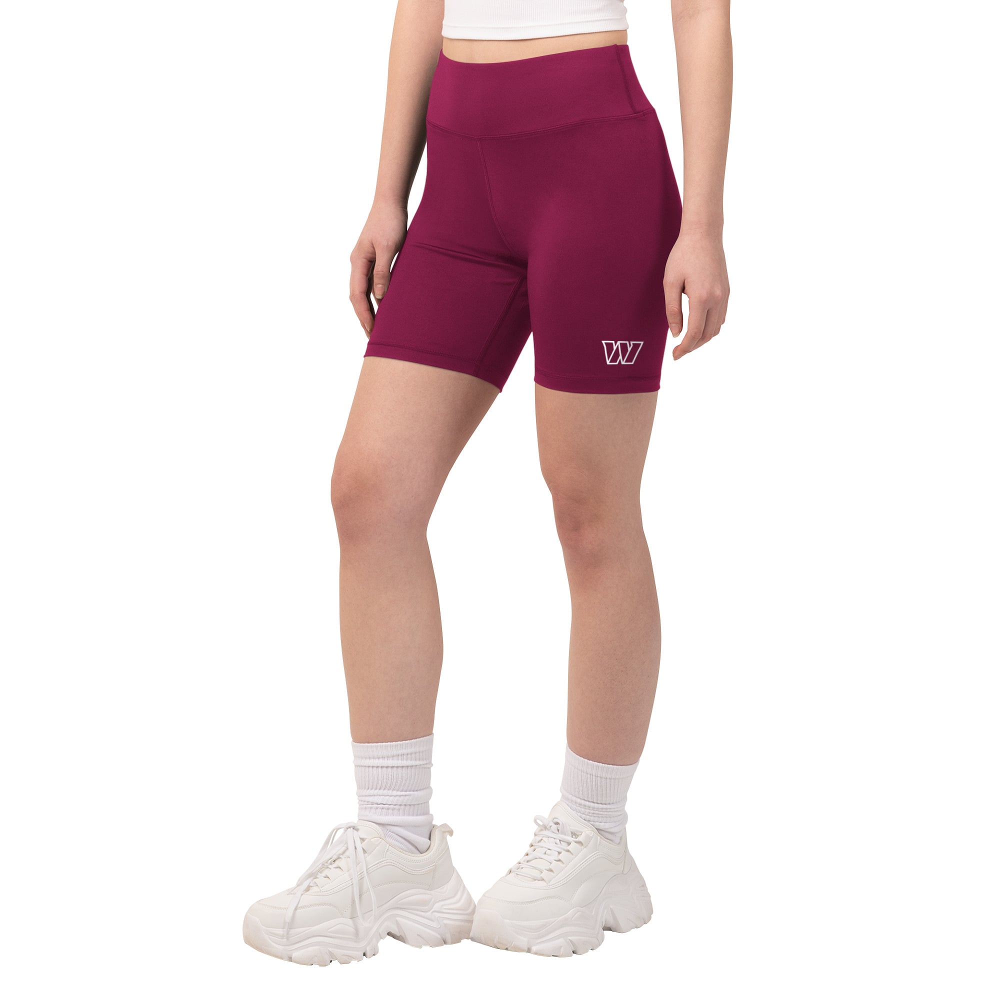 Short cycliste Starter bordeaux Washington Commanders pour femme