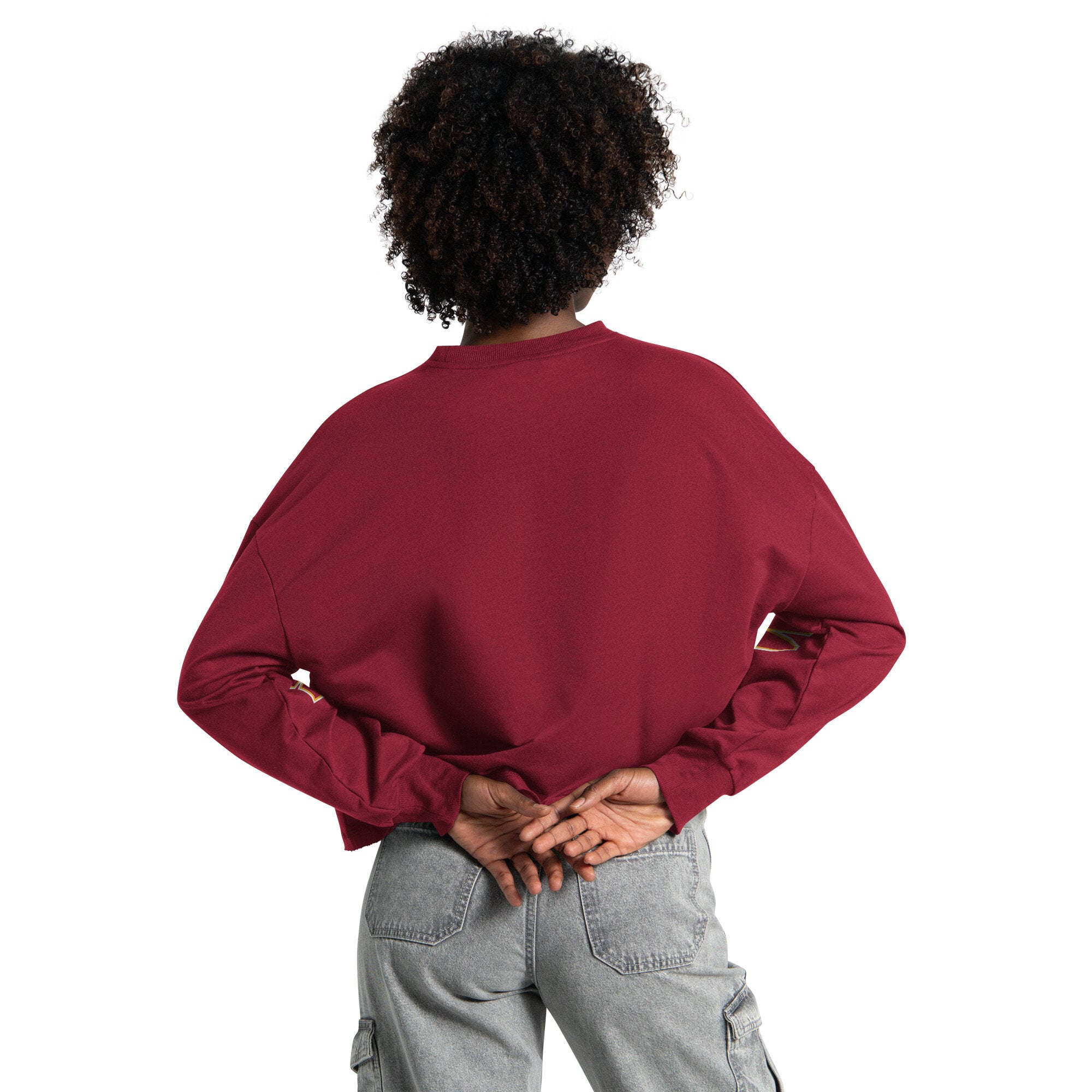 Sweat-shirt court Starter bordeaux pour femme, Washington Commanders Bleachers