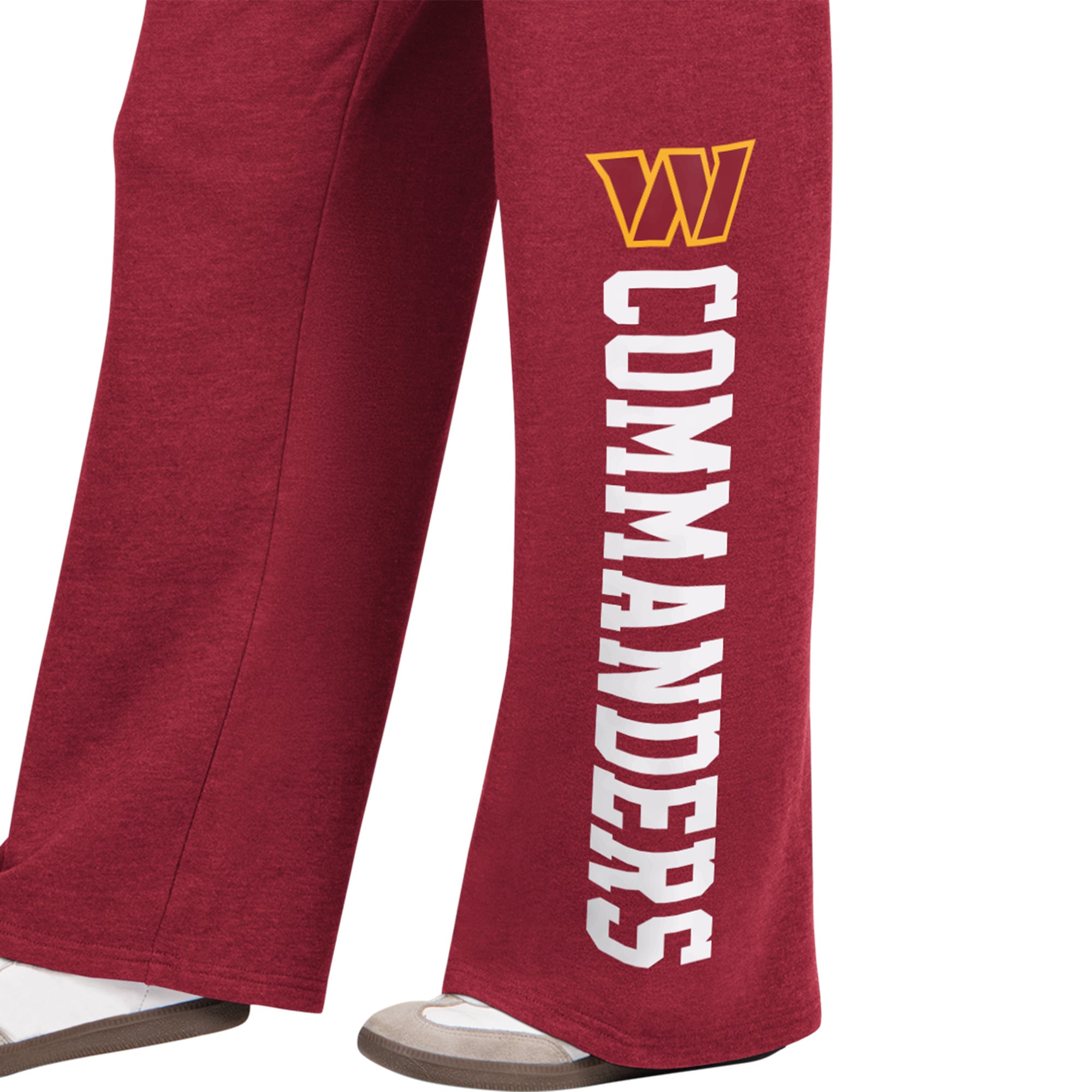 Pantalon de survêtement large pour femme, modèle Washington Commanders Field, couleur bordeaux, la marque Starter.