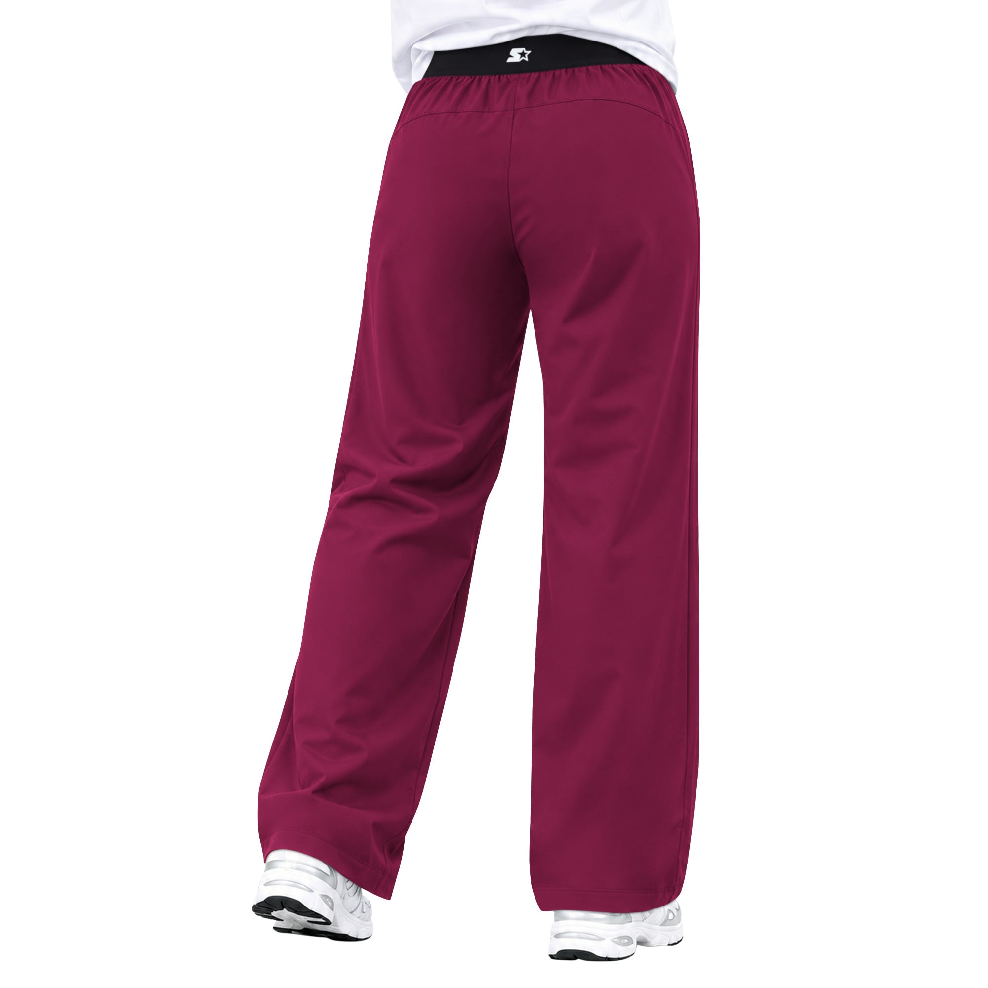 Pantalon de sport à jambes larges Starter Washington Commanders bordeaux pour femme