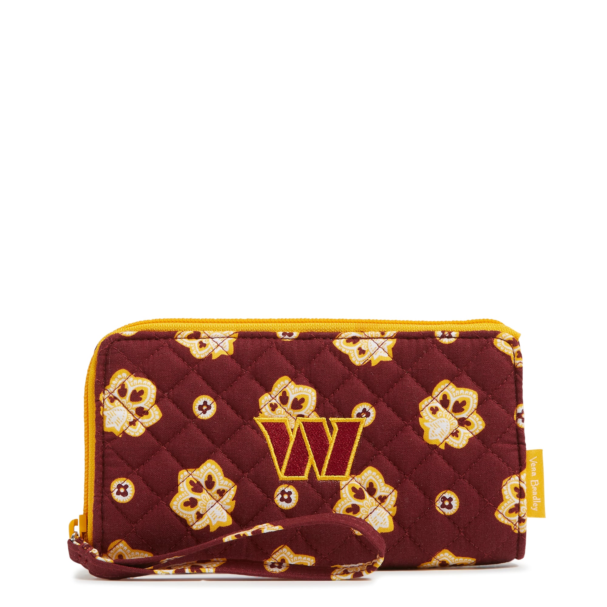 Women's Vera Bradley Washington Commanders RFID Front-Zip Wristlet