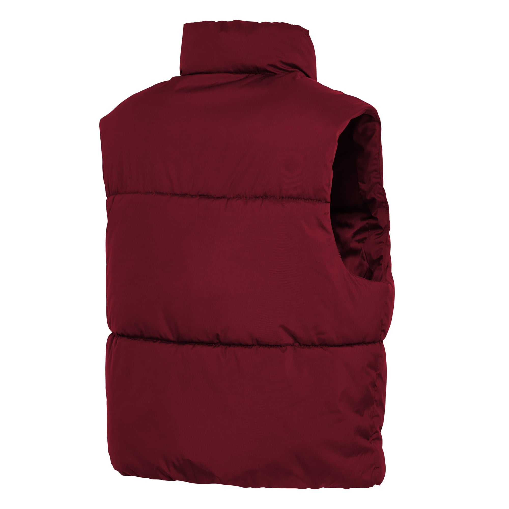 Gilet matelassé court à fermeture éclair intégrale bordeaux Washington Commanders de la marque WEAR by Erin Andrews pour femmes
