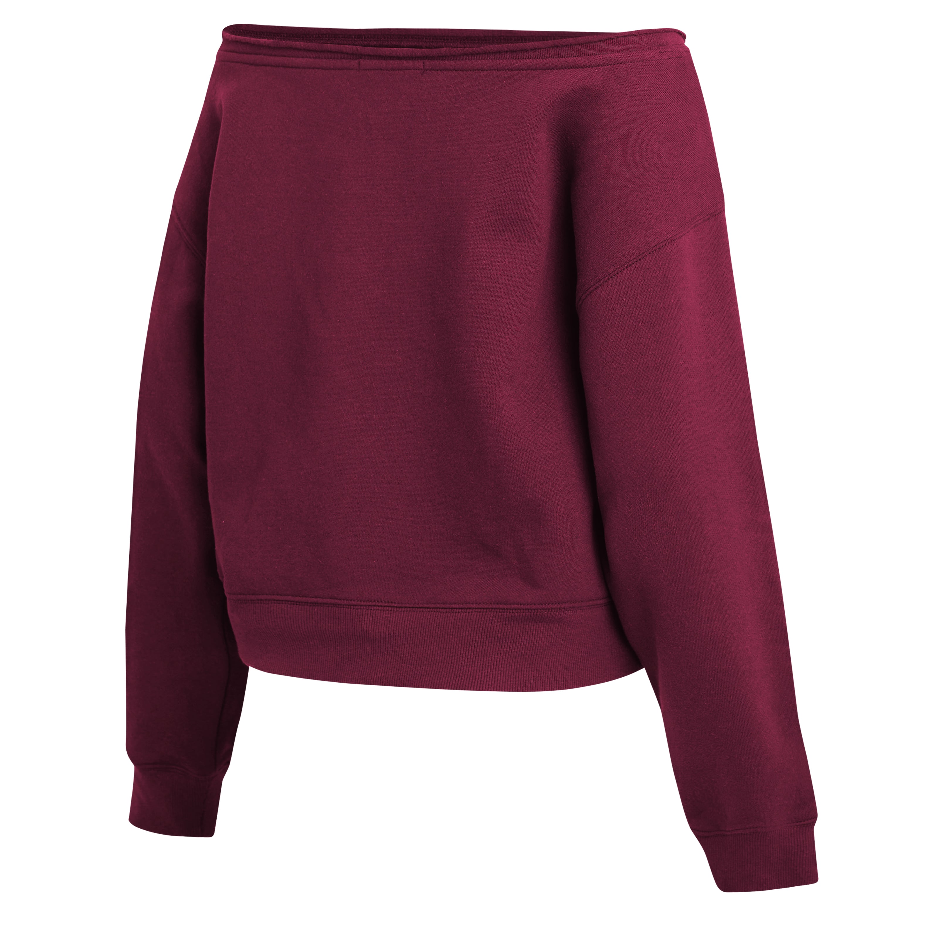Sweat-shirt à épaules dénudées bordeaux Washington Commanders de la marque WEAR by Erin Andrews pour femmes