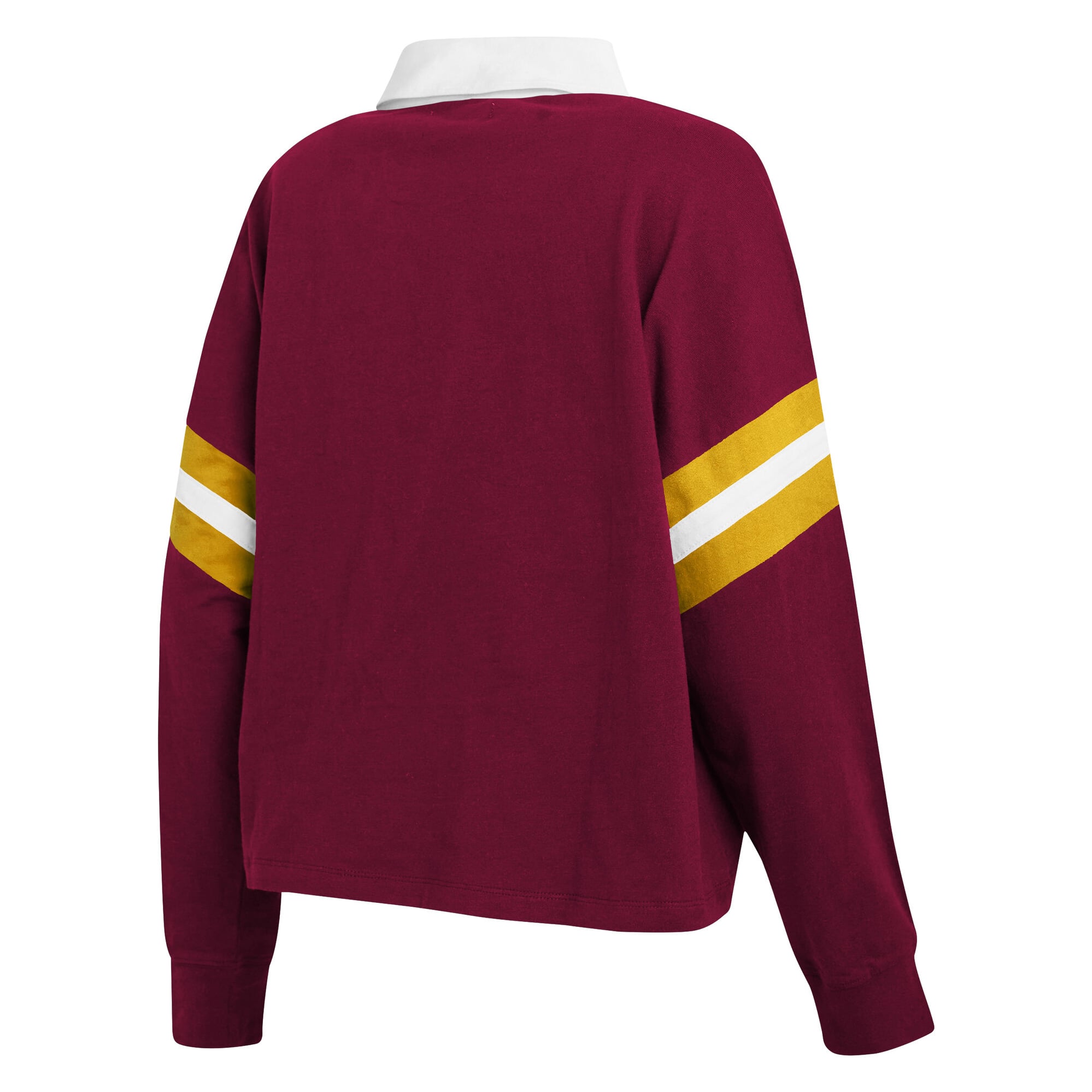 T-shirt à manches longues bordeaux Washington Commanders Rugby de la marque WEAR by Erin Andrews pour femmes