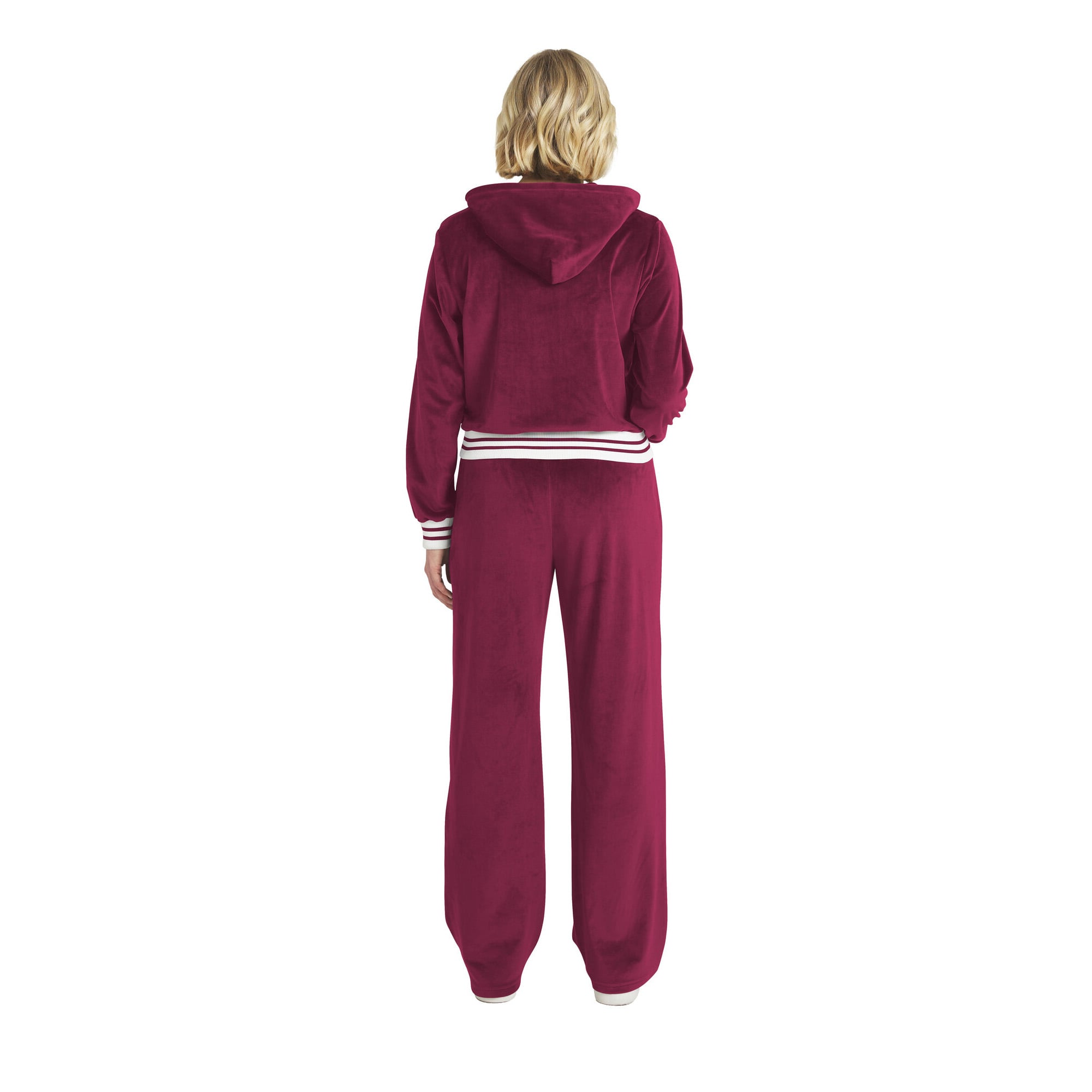 Survêtement en velours bordeaux Washington Commanders de la marque WEAR by Erin Andrews pour femme