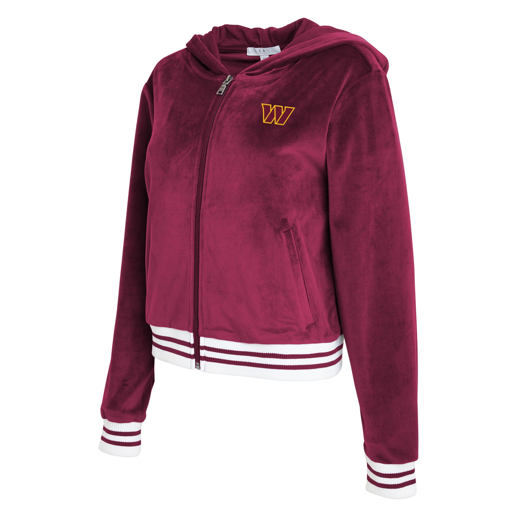 Survêtement en velours bordeaux Washington Commanders de la marque WEAR by Erin Andrews pour femme