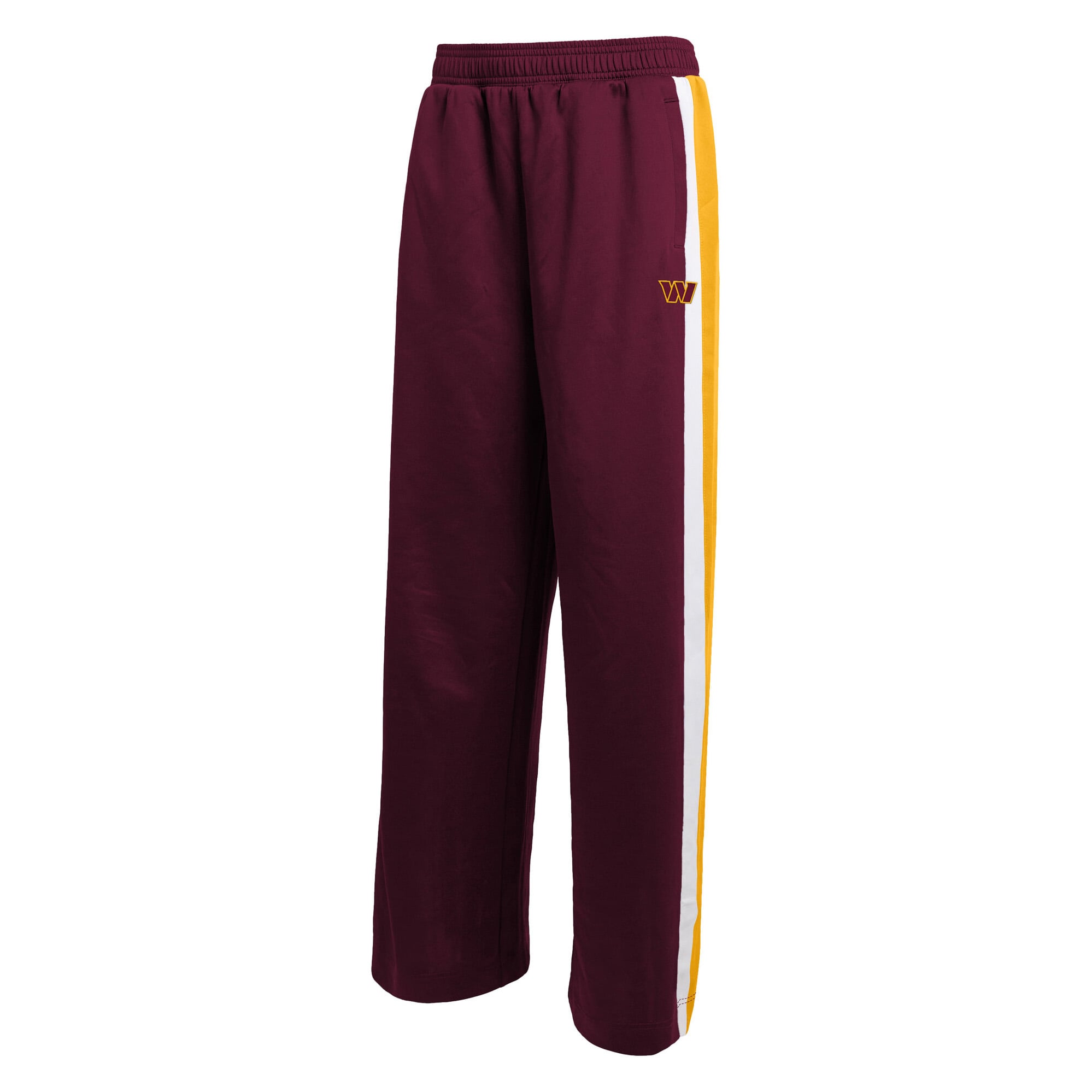 Pantalon de survêtement à rayures Washington Commanders la marque WEAR by Erin Andrews pour femmes