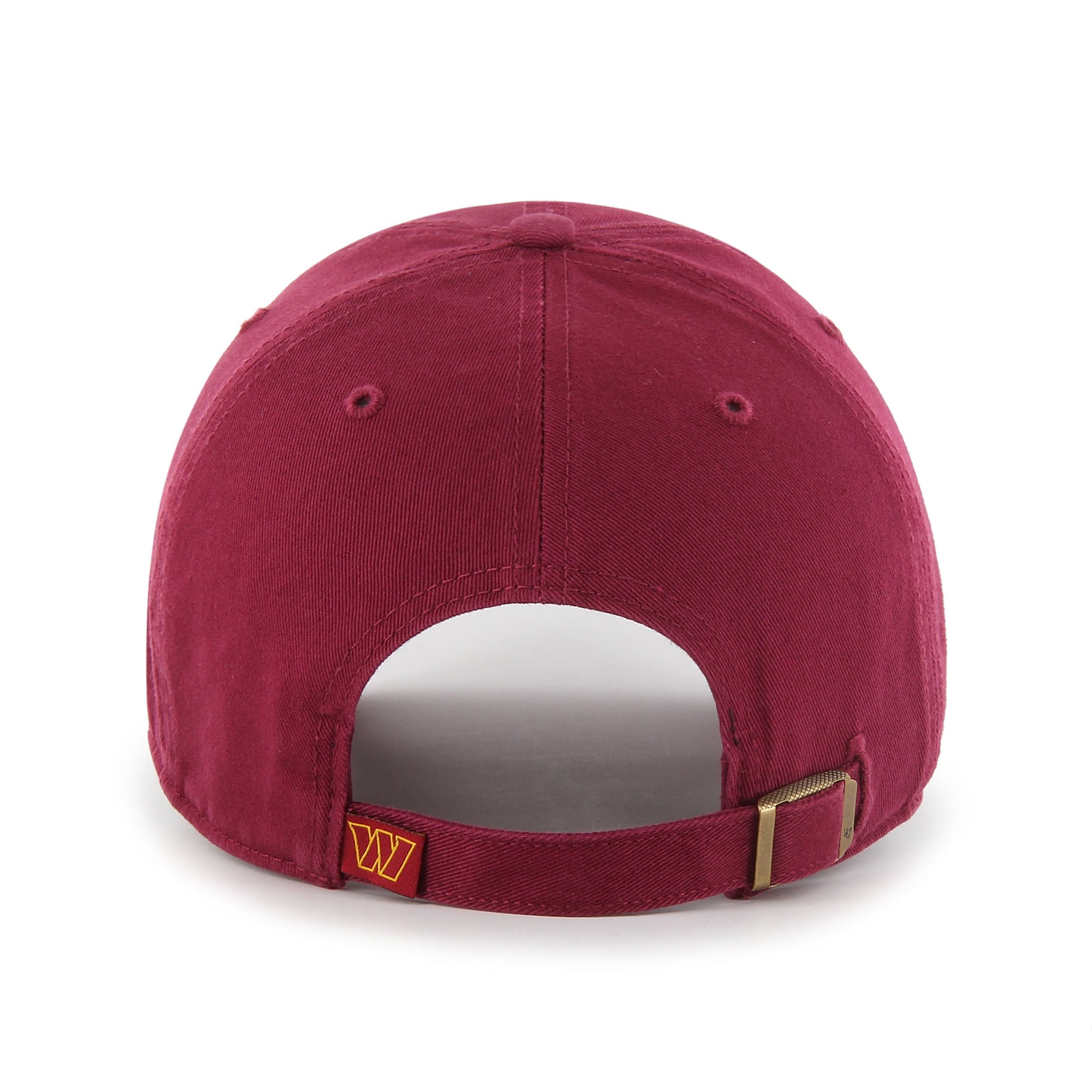 Youth '47 Burgundy Washington Commanders Logo Clean Up Adjustable Hat