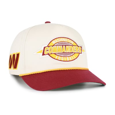 Washington Commanders '47 Youth Freemont Hitch Adjustable Hat - Natural/Burgundy