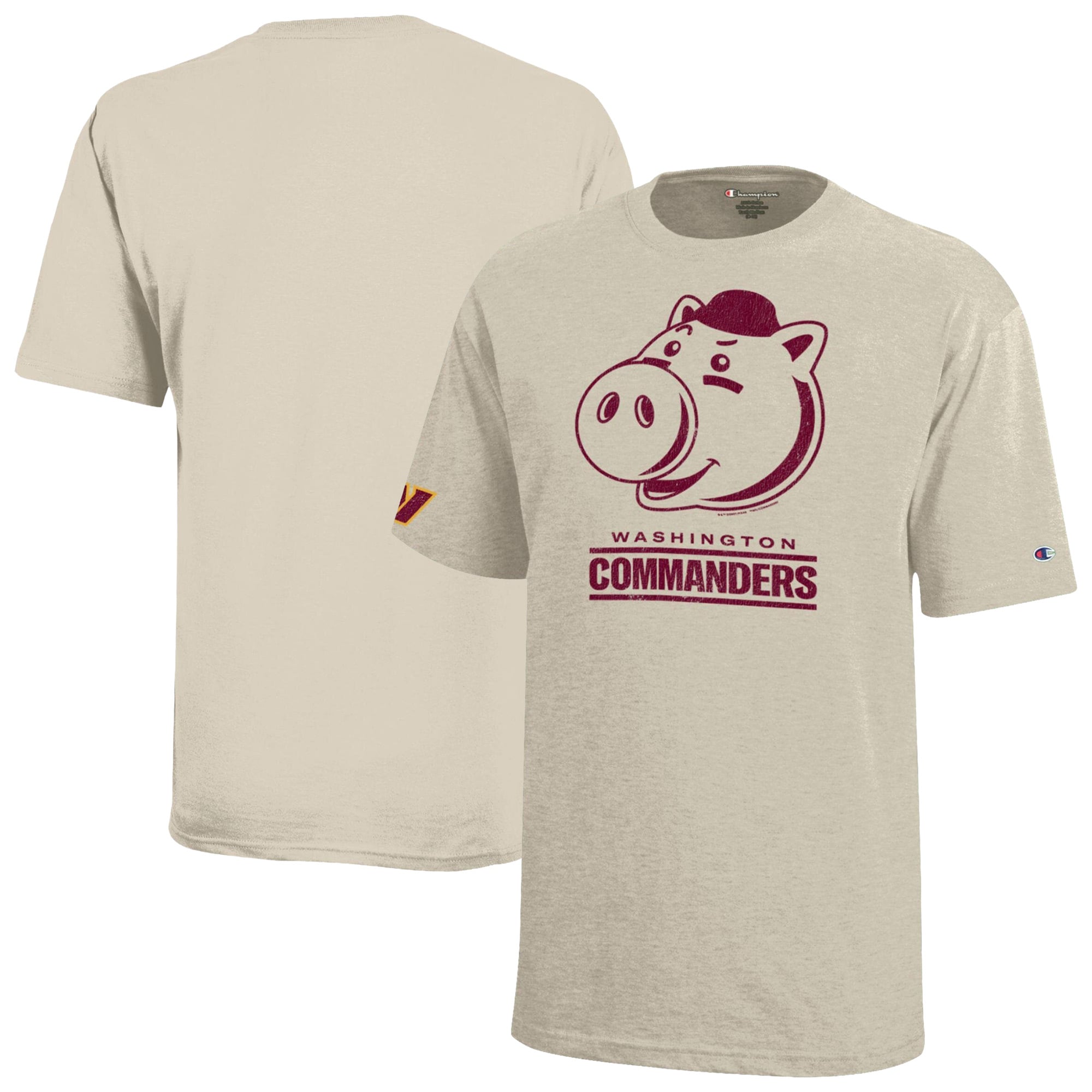 T-shirt enfant Disney x Champion Oatmeal Washington Commanders Hamm