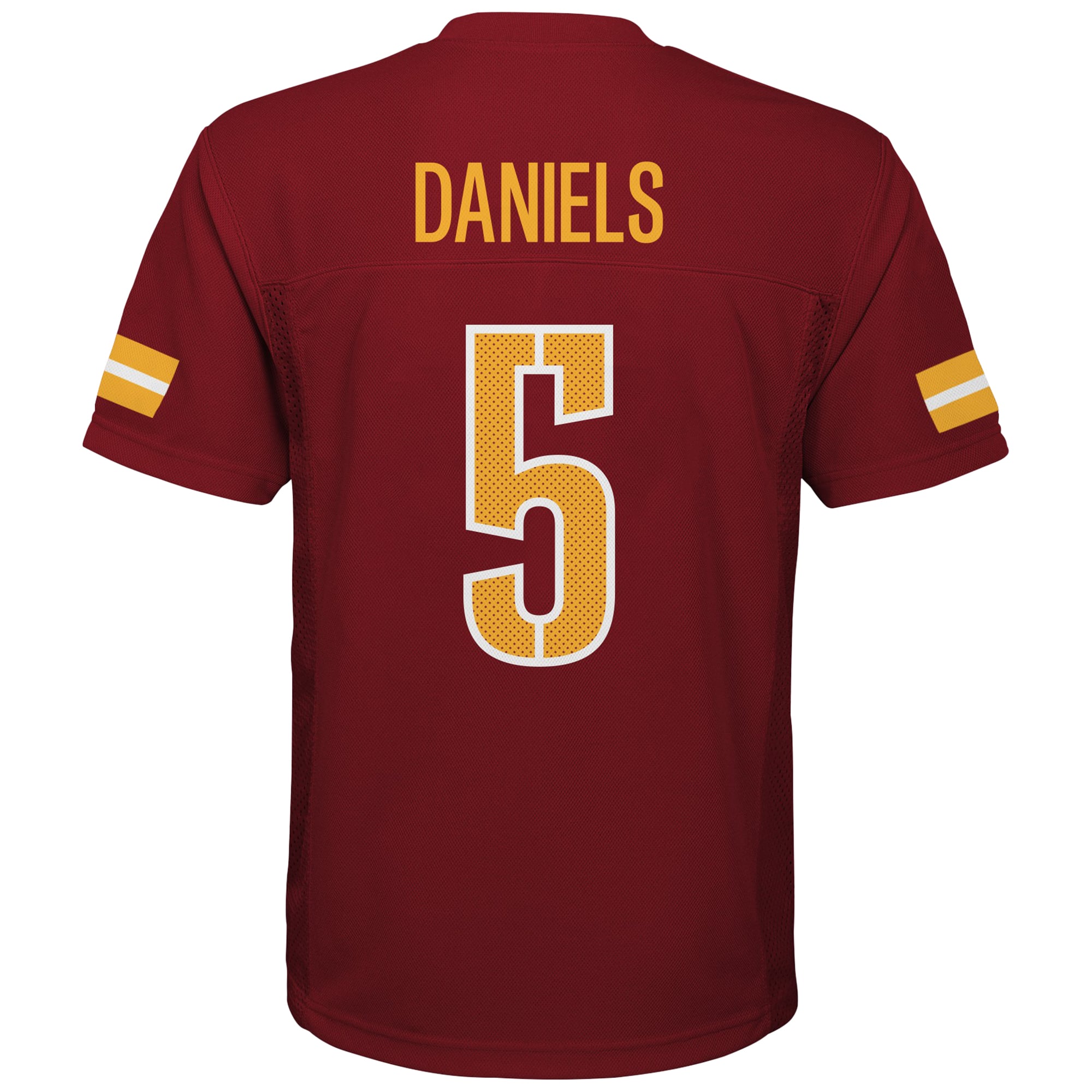 Maillot réplique bordeaux des Washington Commanders pour jeunes de Jayden Daniels