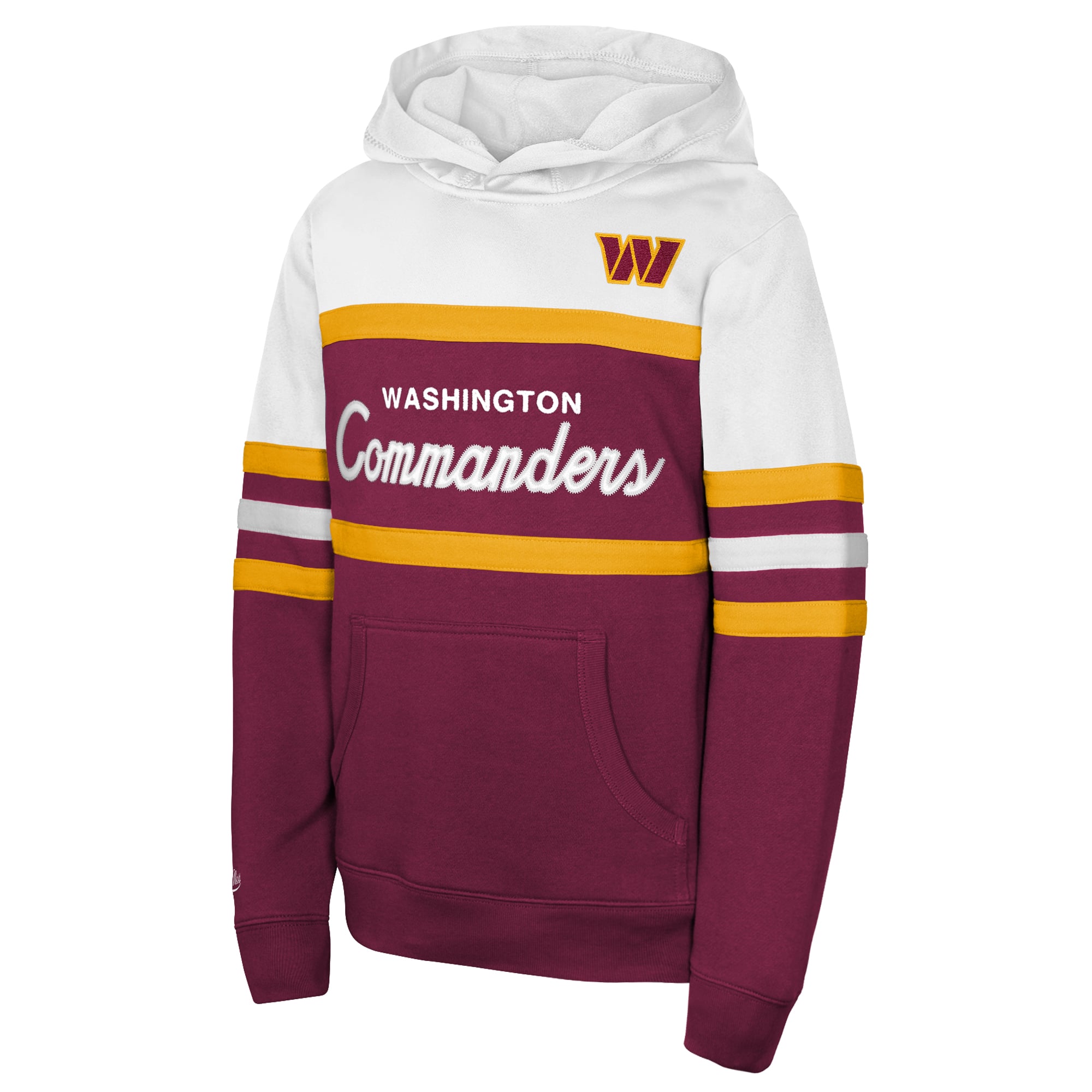 Youth Mitchell & Ness Burgundy Washington Commanders Head Coach Hoodie