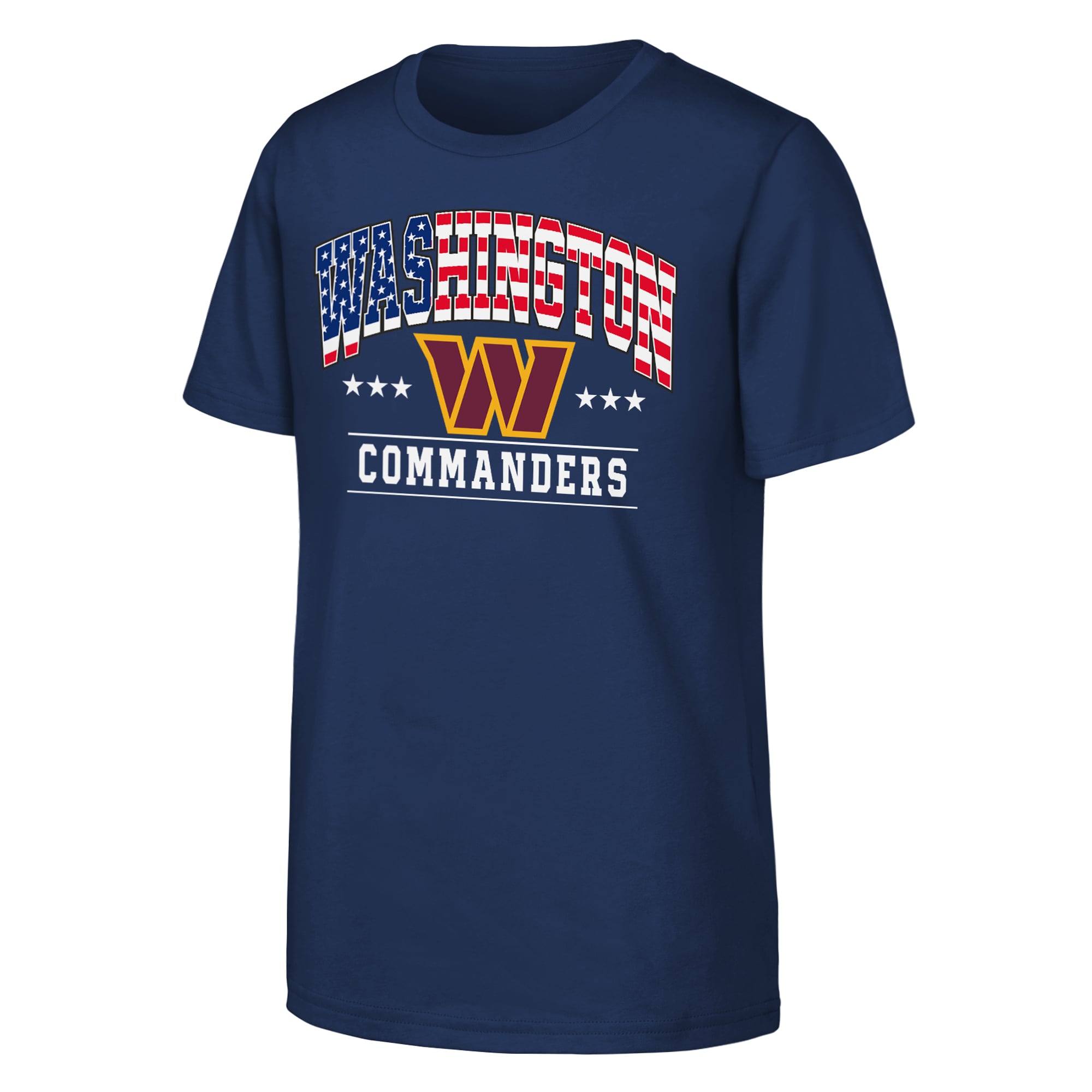 T-shirt Youth Navy Washington Commanders Americana Arch