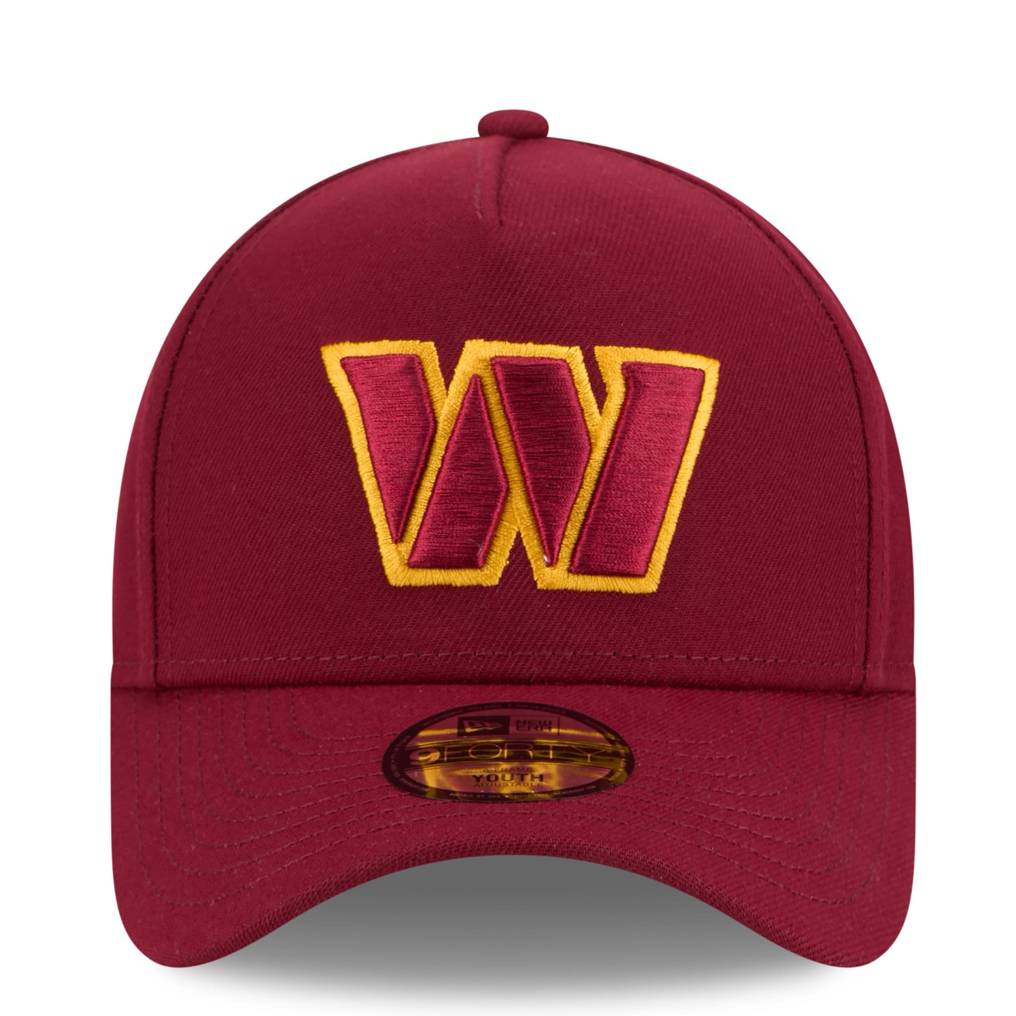 Casquette ajustable New Era Washington Commanders 9FORTY bordeaux pour jeunes