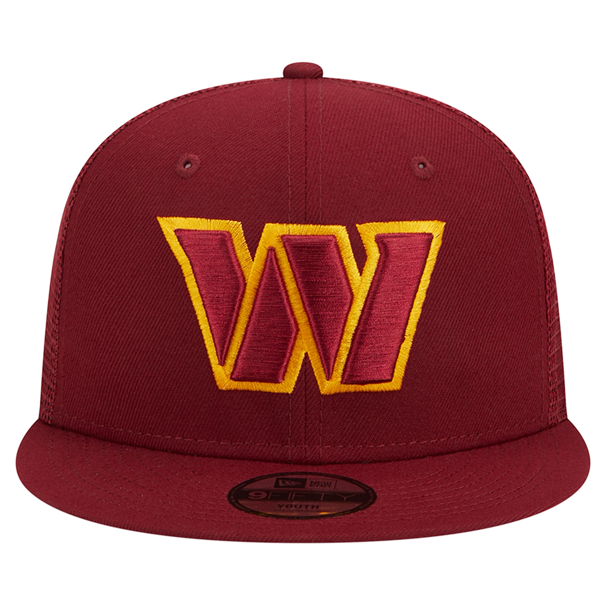 Casquette Snapback 9FIFTY New Era Washington Commanders Main Trucker pour jeune