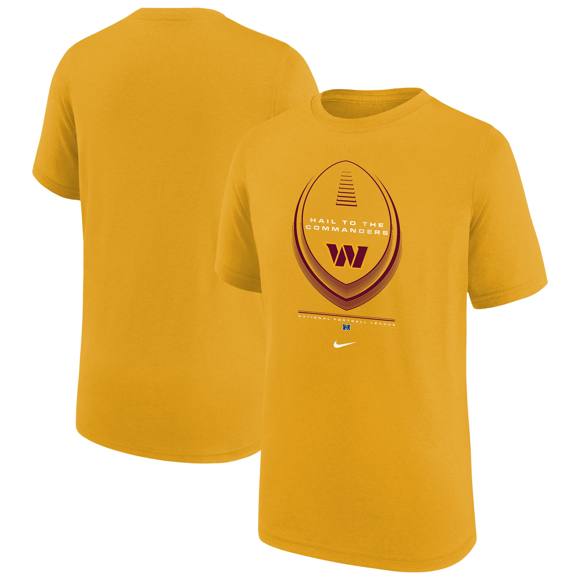 Youth Nike  Gold Washington Commanders Icon Legend Dri-FIT T-Shirt