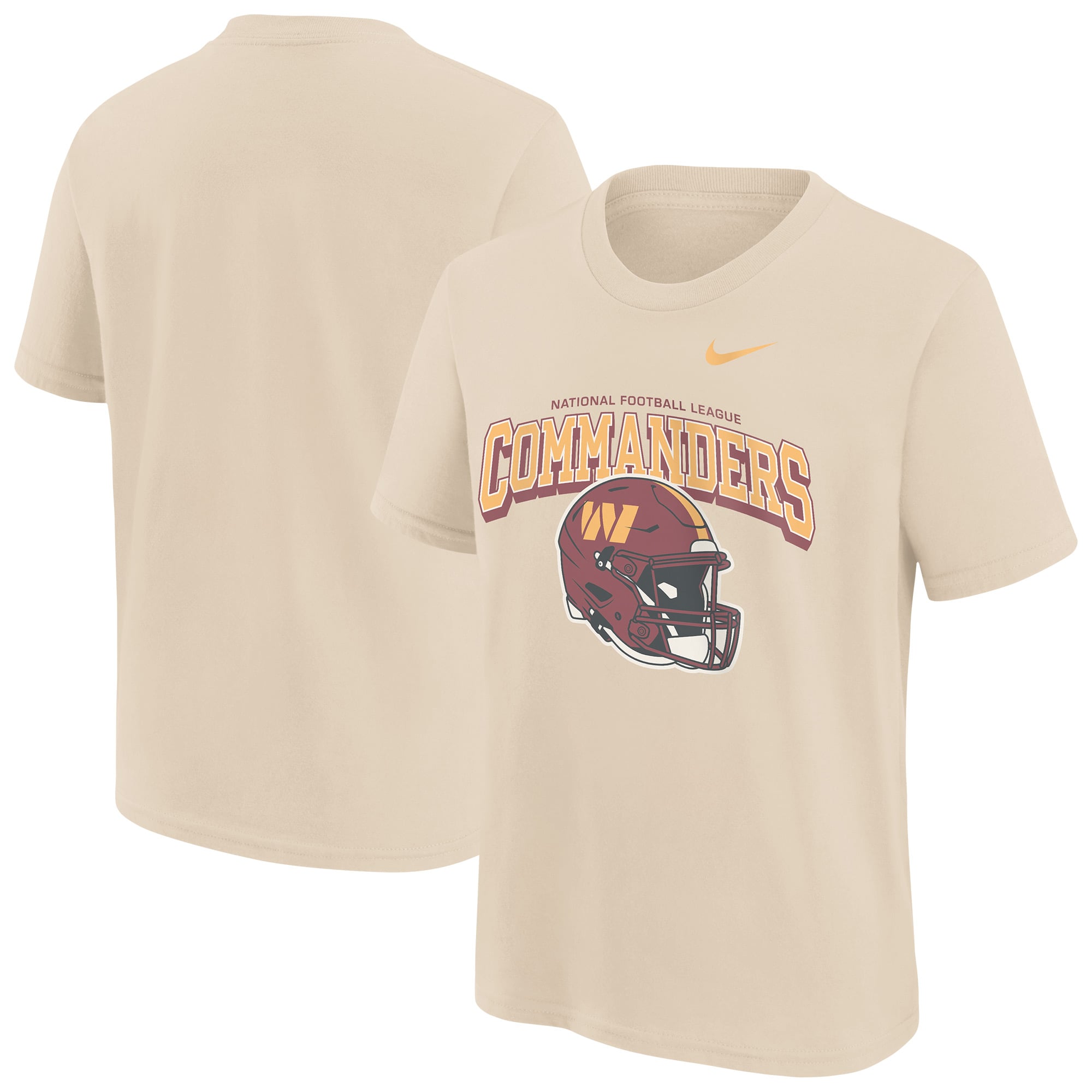 T-shirt Nike Natural Washington Commanders Vintage Mod Easy Lane pour jeunes