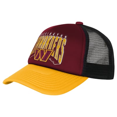 Washington Commanders Outerstuff Youth Handoff Foam Adjustable Trucker Hat - Burgundy
