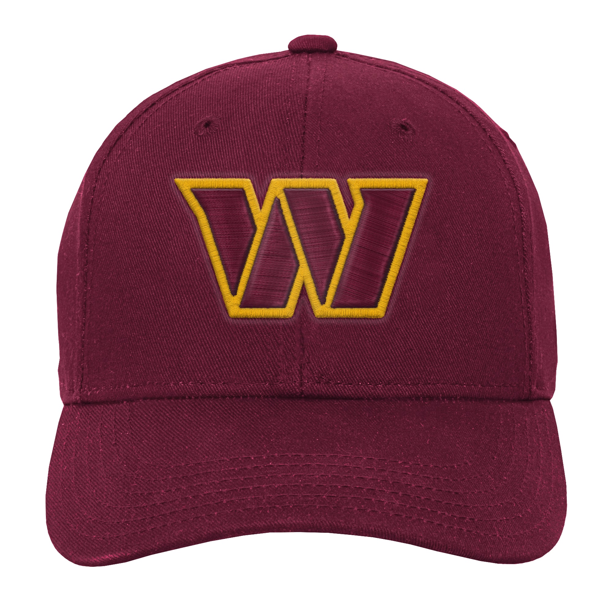Youth Outerstuff Burgundy Washington Commanders Pre-Curved Snapback Hat