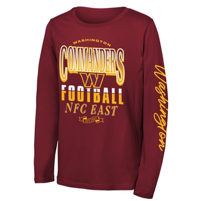 Washington Commanders Outerstuff Youth Real Ones Long Sleeve T-Shirt - Burgundy