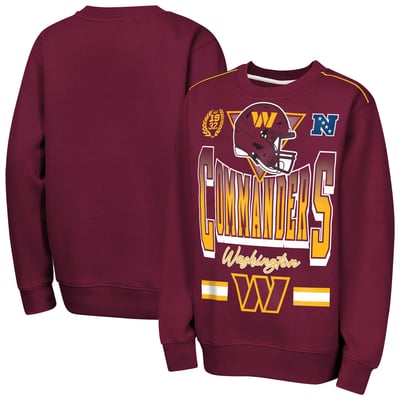  Washington Commanders Outerstuff Youth Run & Gun Fleece Sweatshirt - Burgundy
