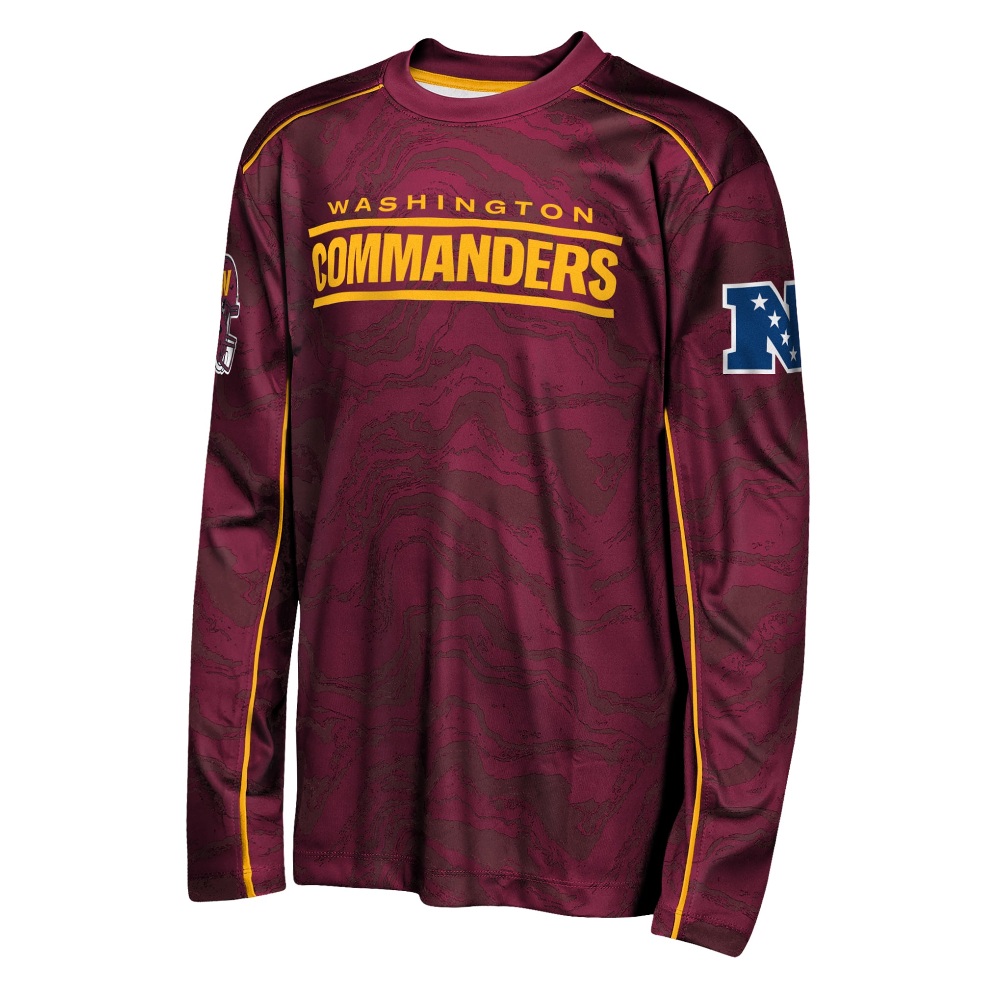 T-shirt à manches longues Youth Outerstuff Burgundy Washington Commanders Tailgate Performance