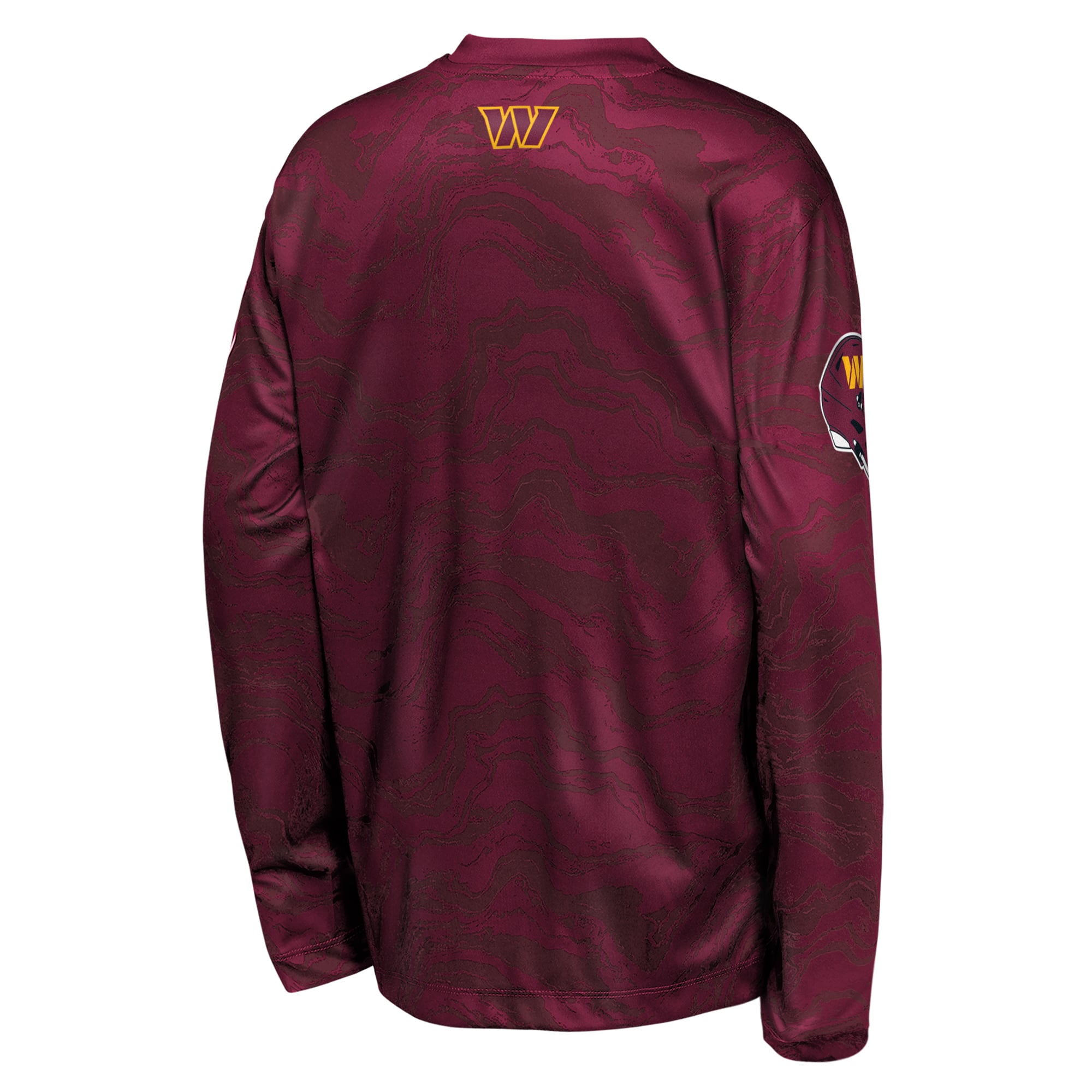 T-shirt à manches longues Youth Outerstuff Burgundy Washington Commanders Tailgate Performance