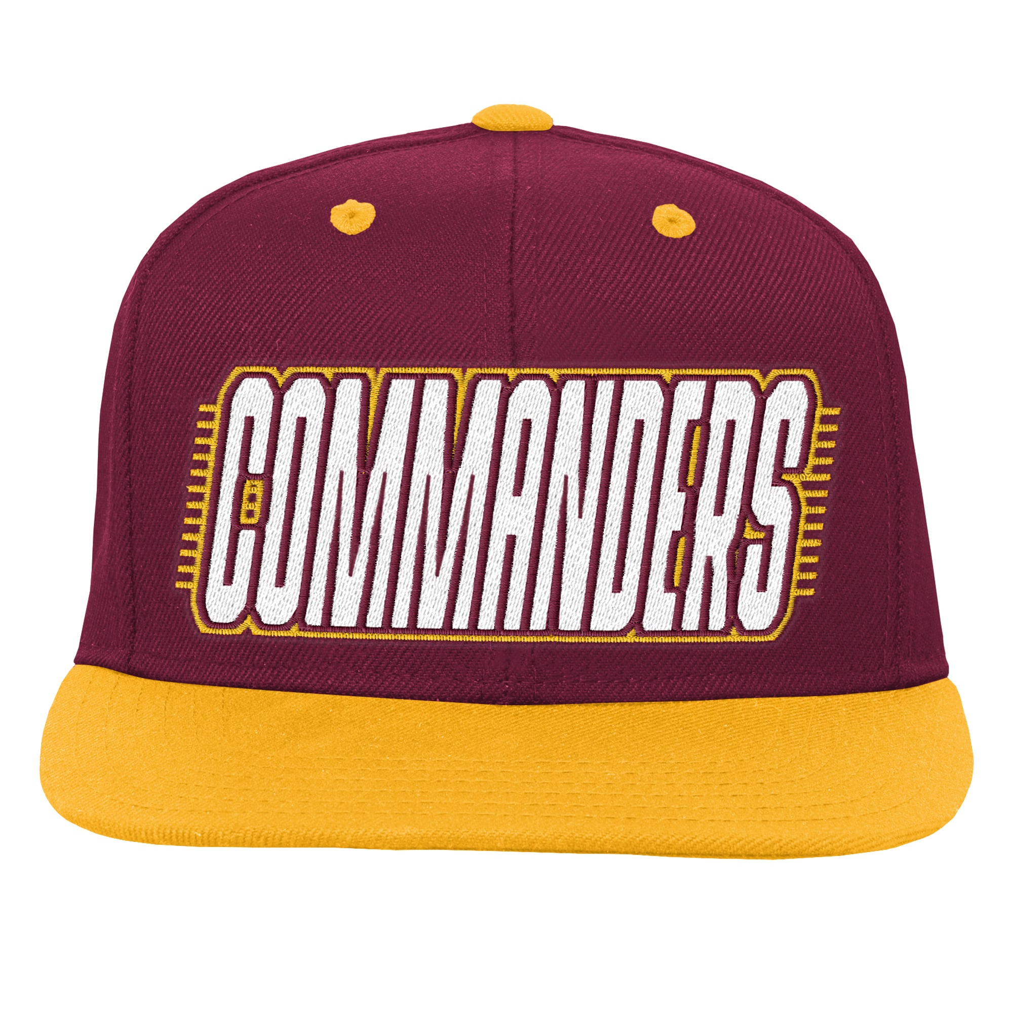 Youth Outerstuff Burgundy/Gold Washington Commanders Snapback Hat