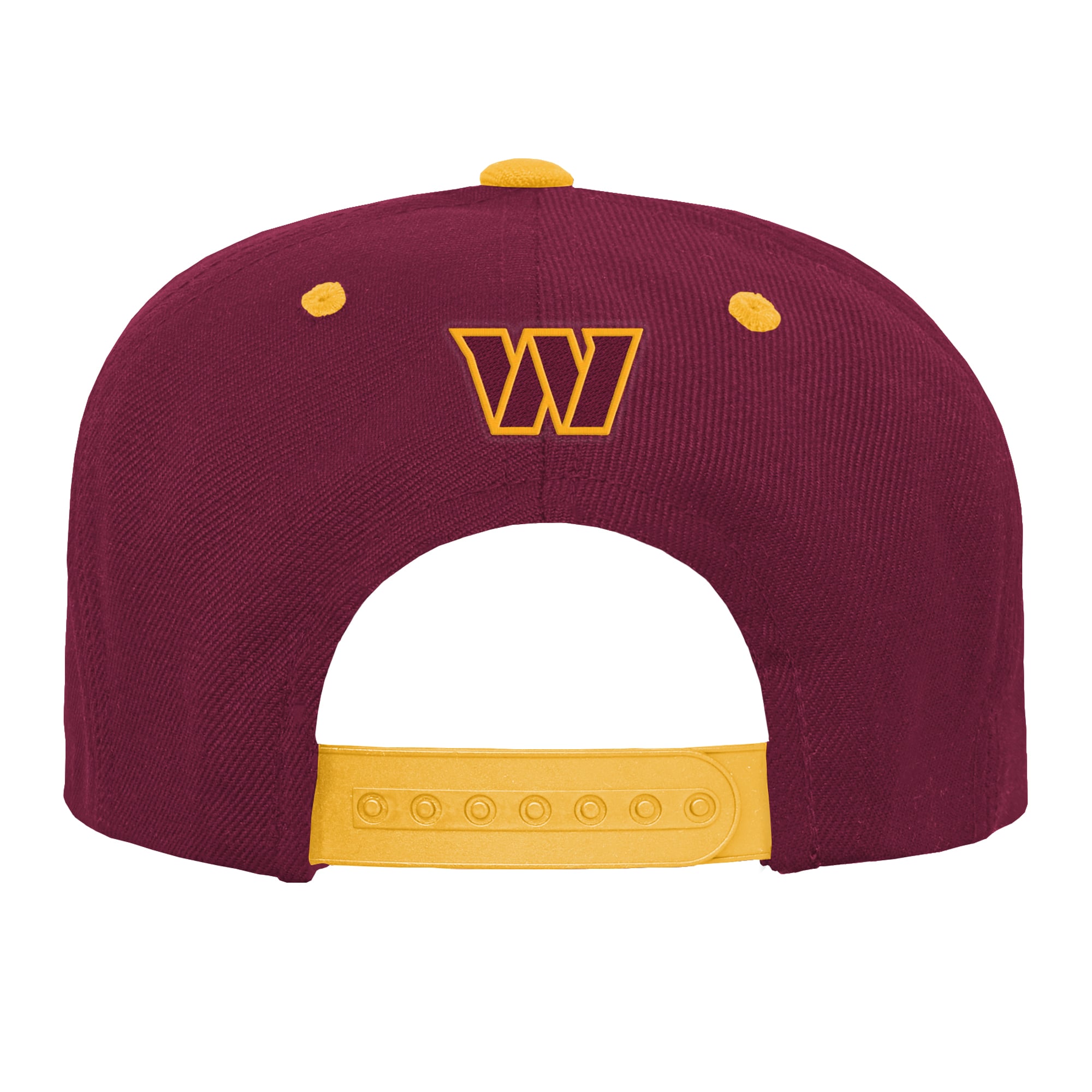 Youth Outerstuff Burgundy/Gold Washington Commanders Snapback Hat