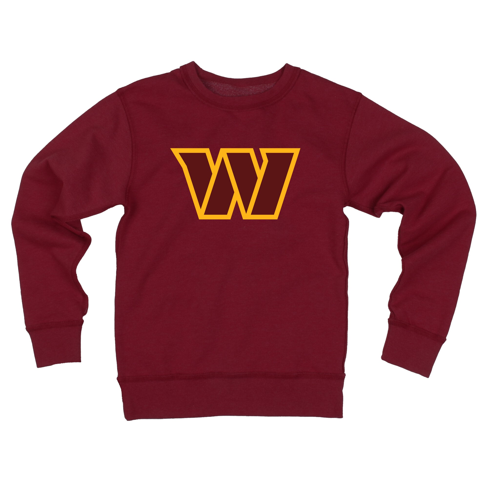 Sweat-shirt réversible en polaire Wes & Willy bordeaux Washington Commanders pour jeunes