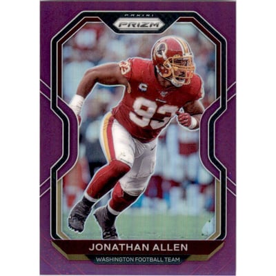 2020 Panini Prizm Prizms Purple #183 Jonathan Allen