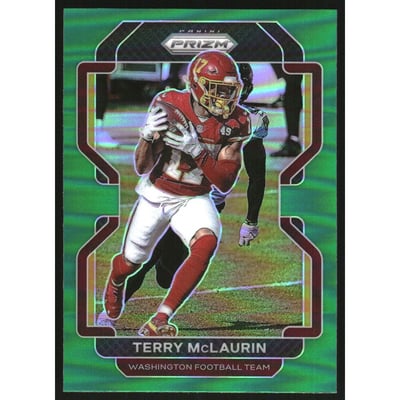 2021 Panini Prizm Prizms Green #208 Terry McLaurin