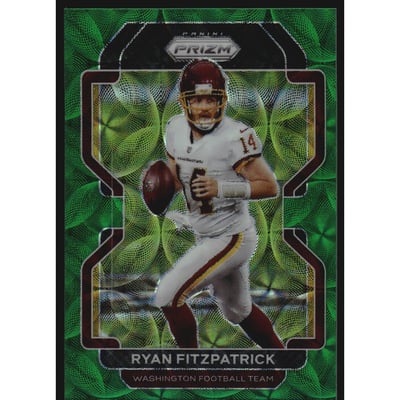 2021 Panini Prizm Prizms Green Scope #211 Ryan Fitzpatrick