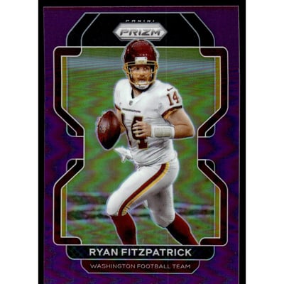 2021 Panini Prizm Prizms Purple #211 Ryan Fitzpatrick